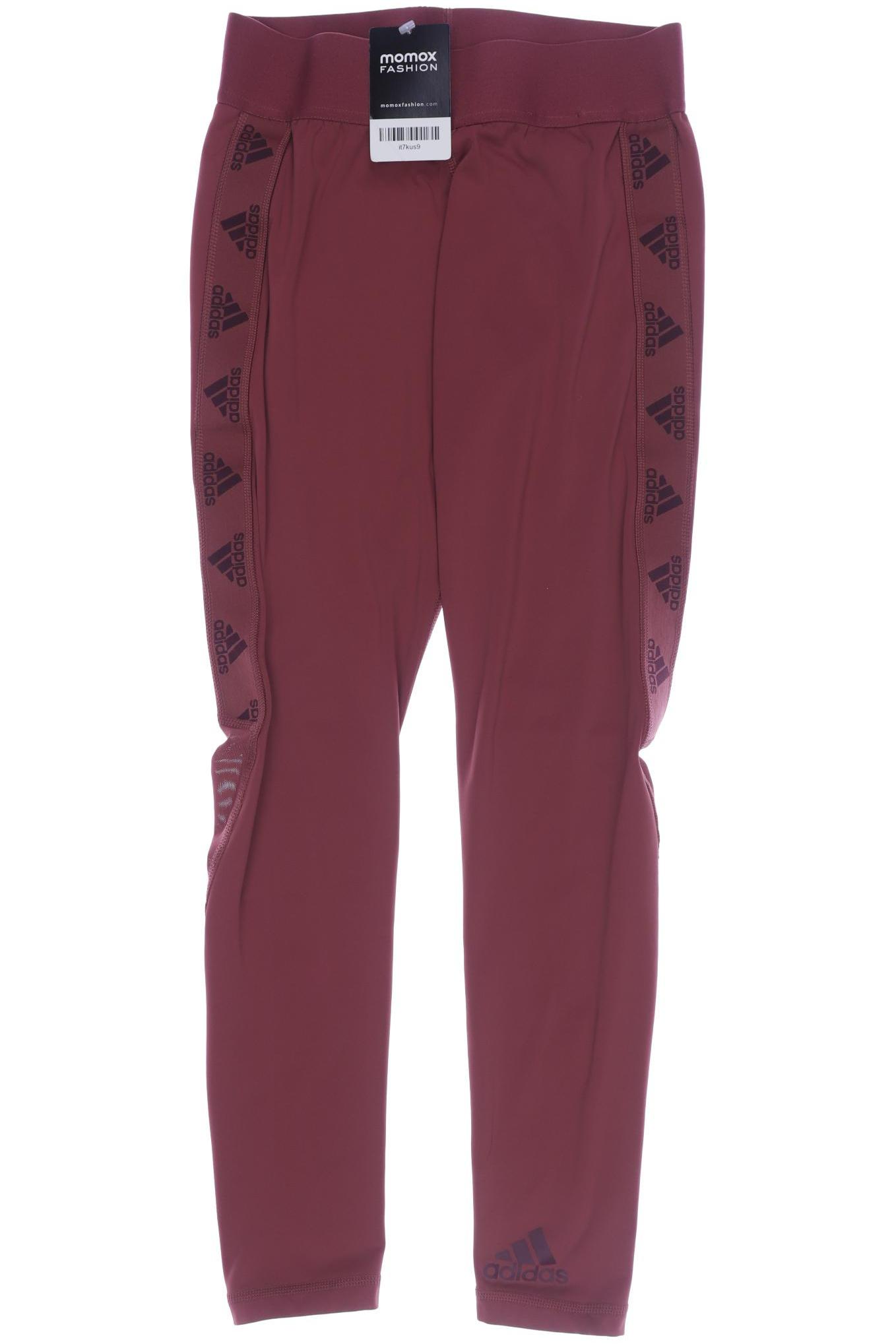 

adidas Damen Stoffhose, bordeaux, Gr. 0