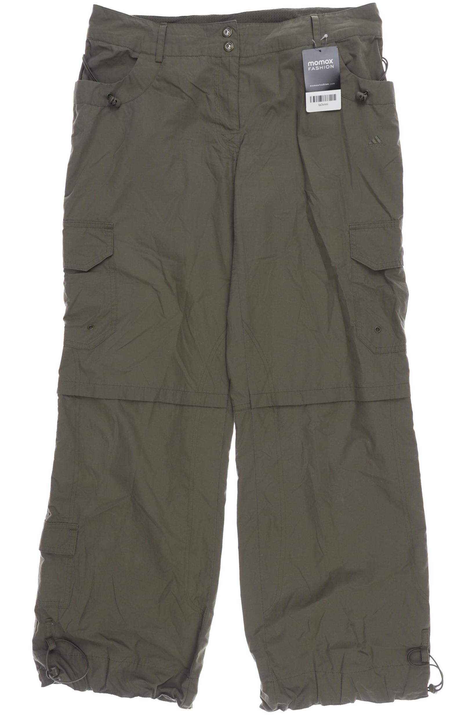 

adidas Damen Stoffhose, grün, Gr. 40
