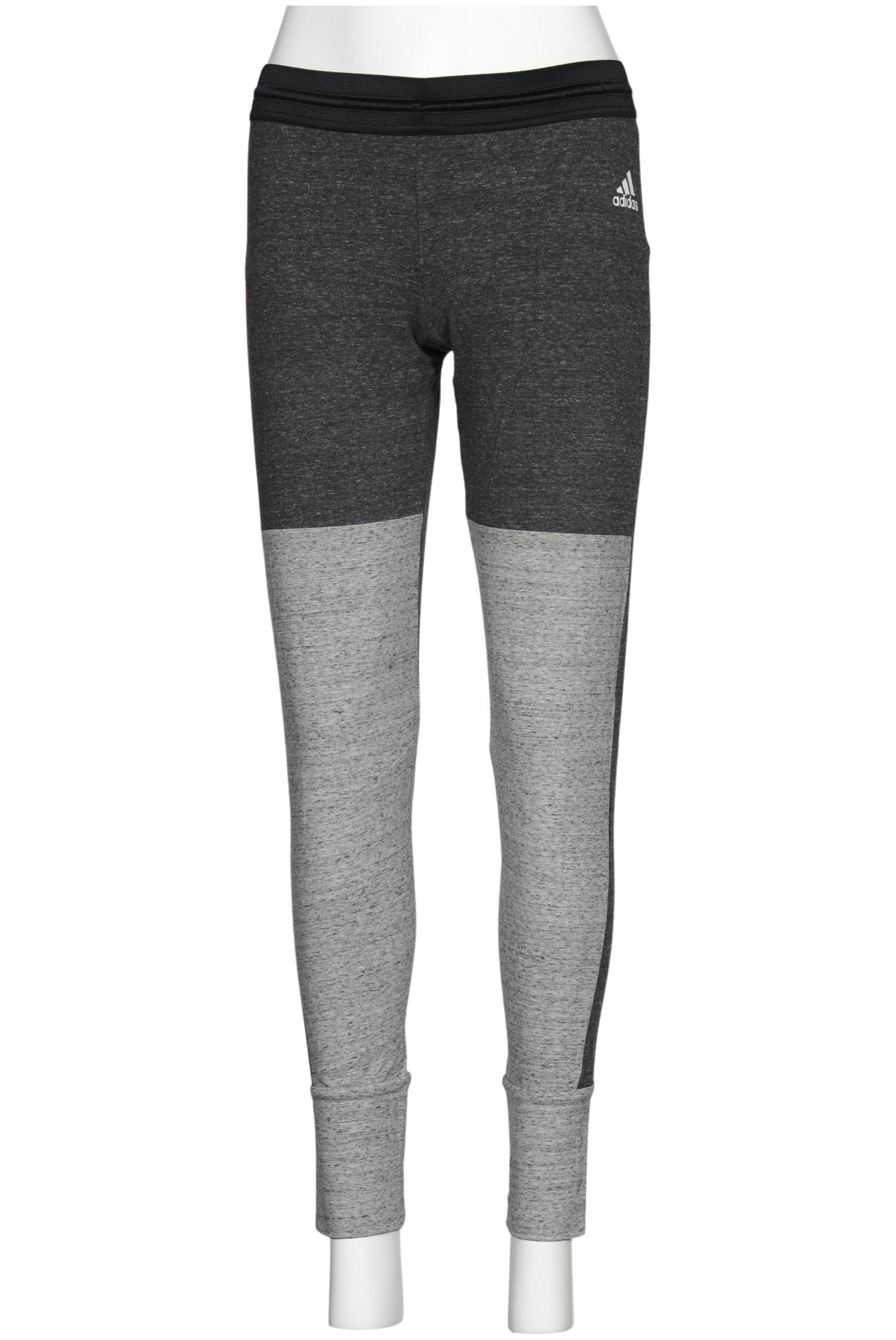 

adidas Damen Stoffhose, grau, Gr. 0