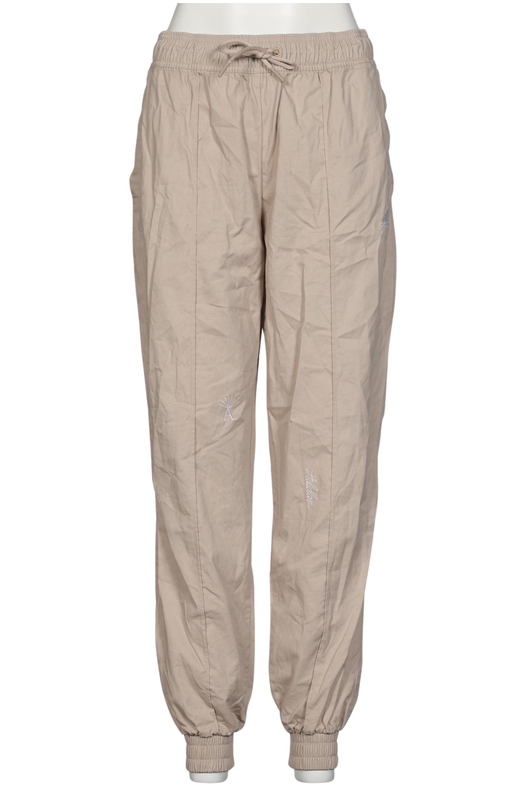 

adidas Damen Stoffhose, beige, Gr. 0