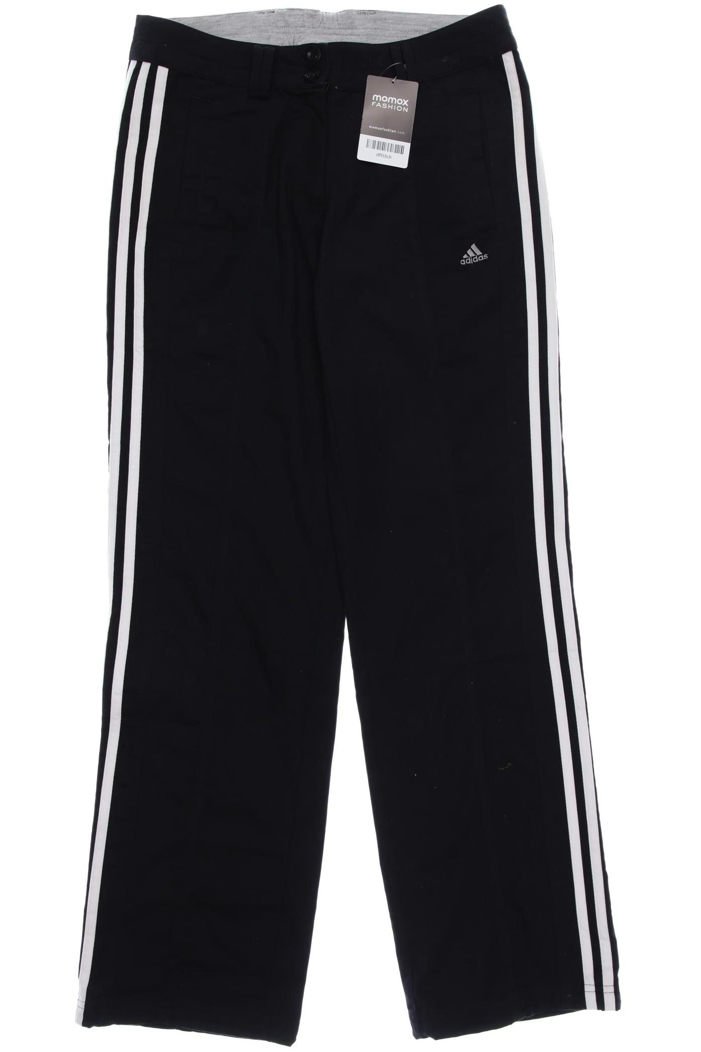 

adidas Damen Stoffhose, schwarz, Gr. 32