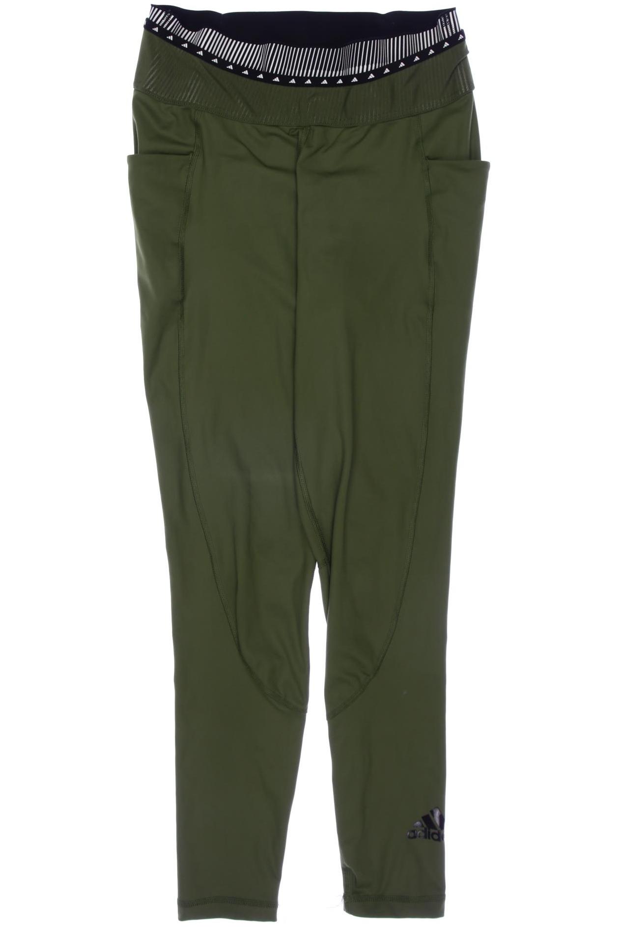 

adidas Damen Stoffhose, grün, Gr. 0