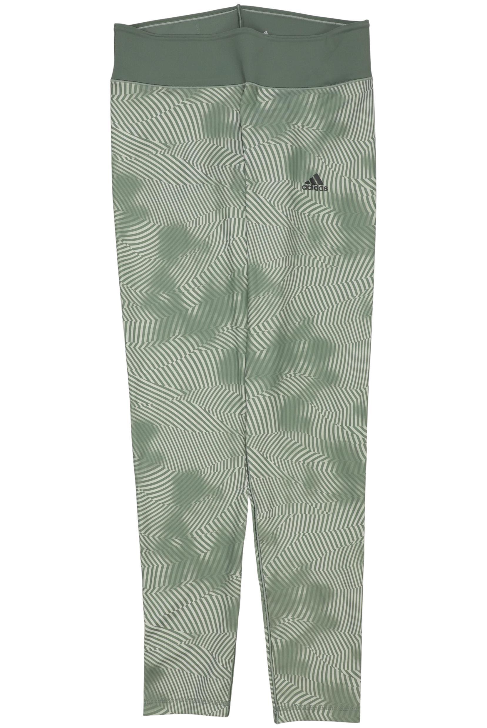 

adidas Damen Stoffhose, grün, Gr. 0
