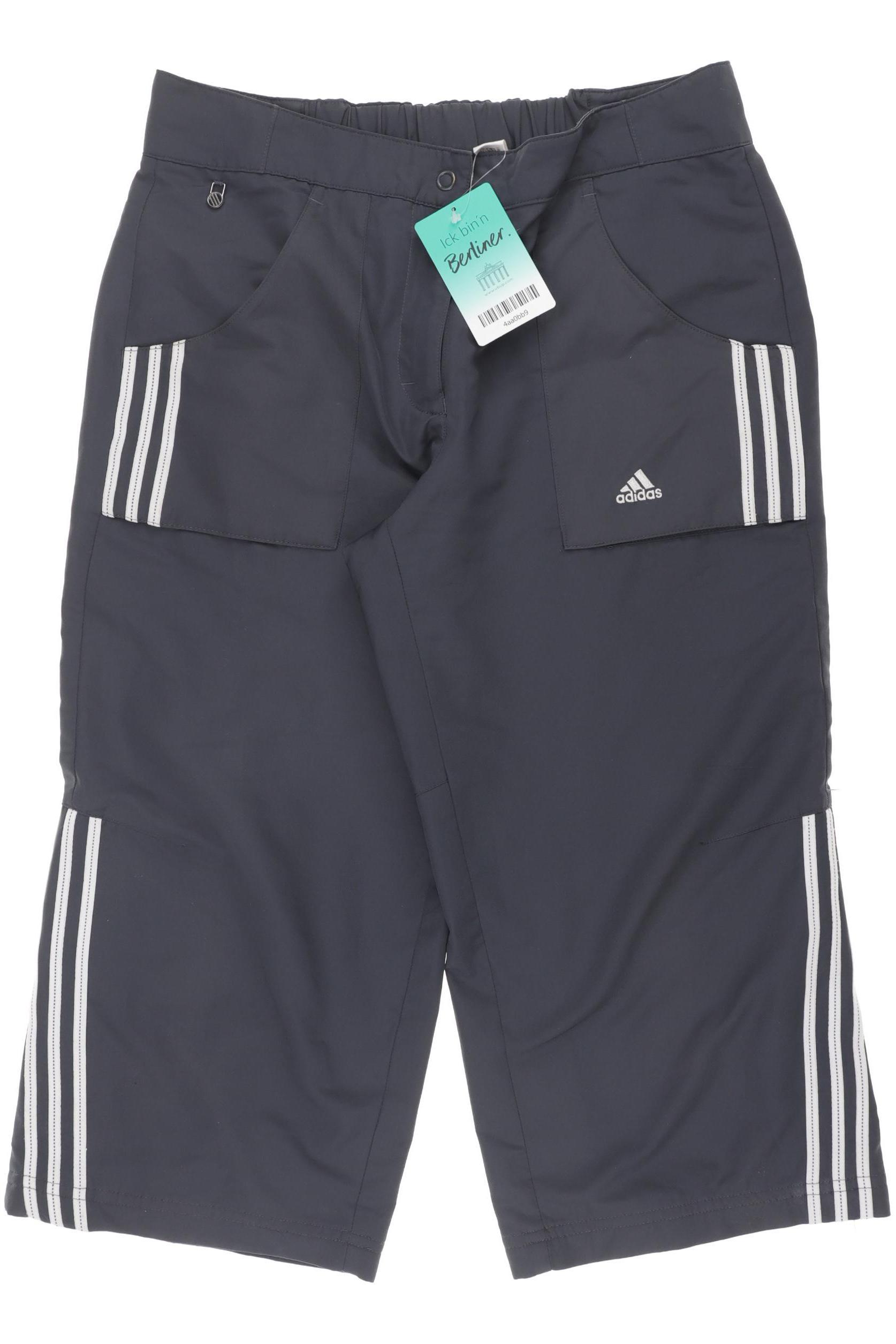 

adidas Damen Stoffhose, grau, Gr. 36