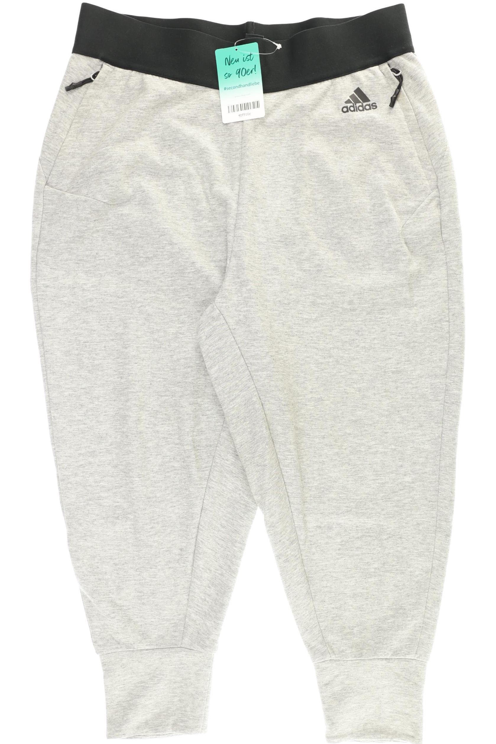 

adidas Damen Stoffhose, grau, Gr.