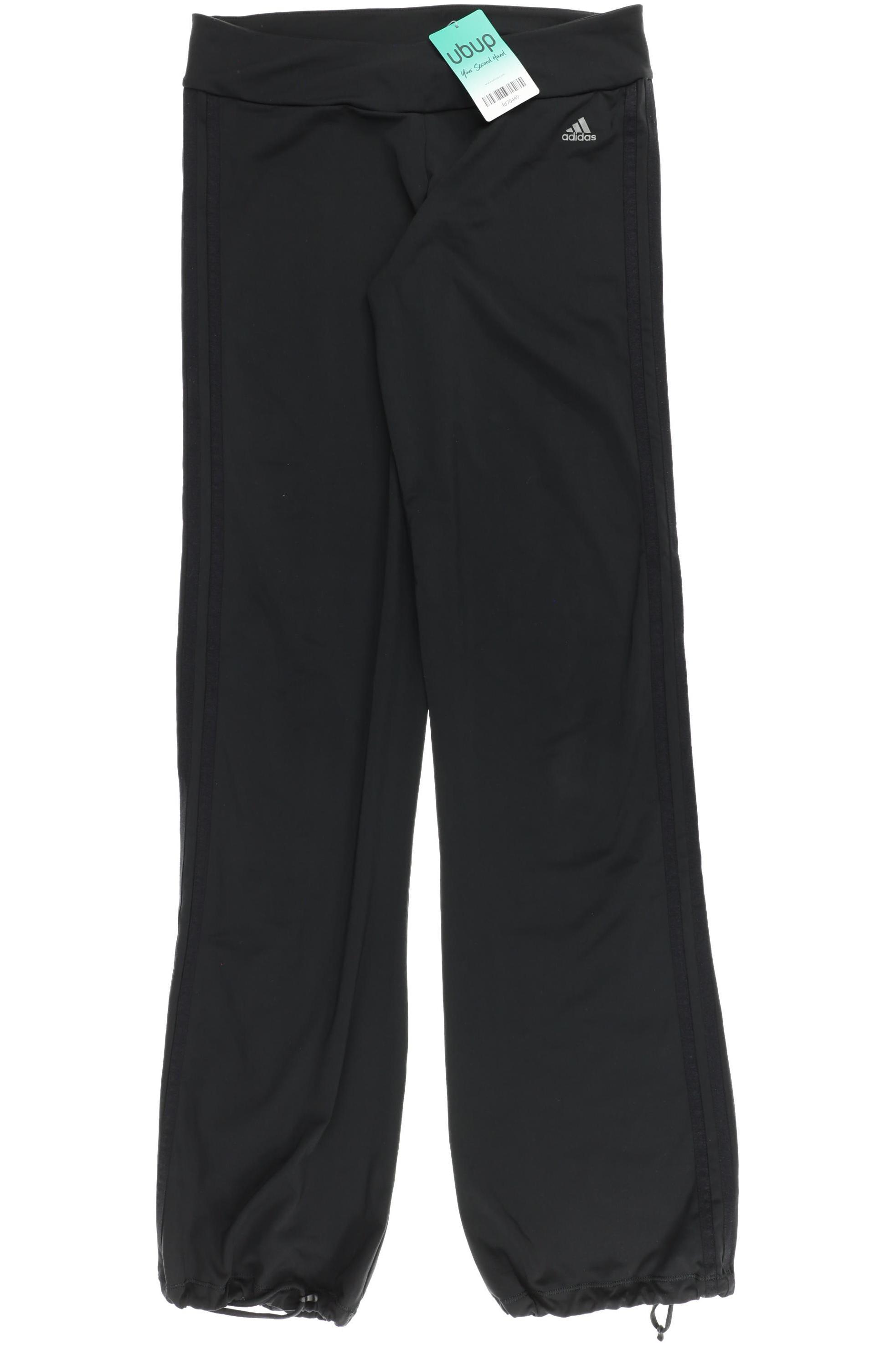 

adidas Damen Stoffhose, schwarz, Gr.