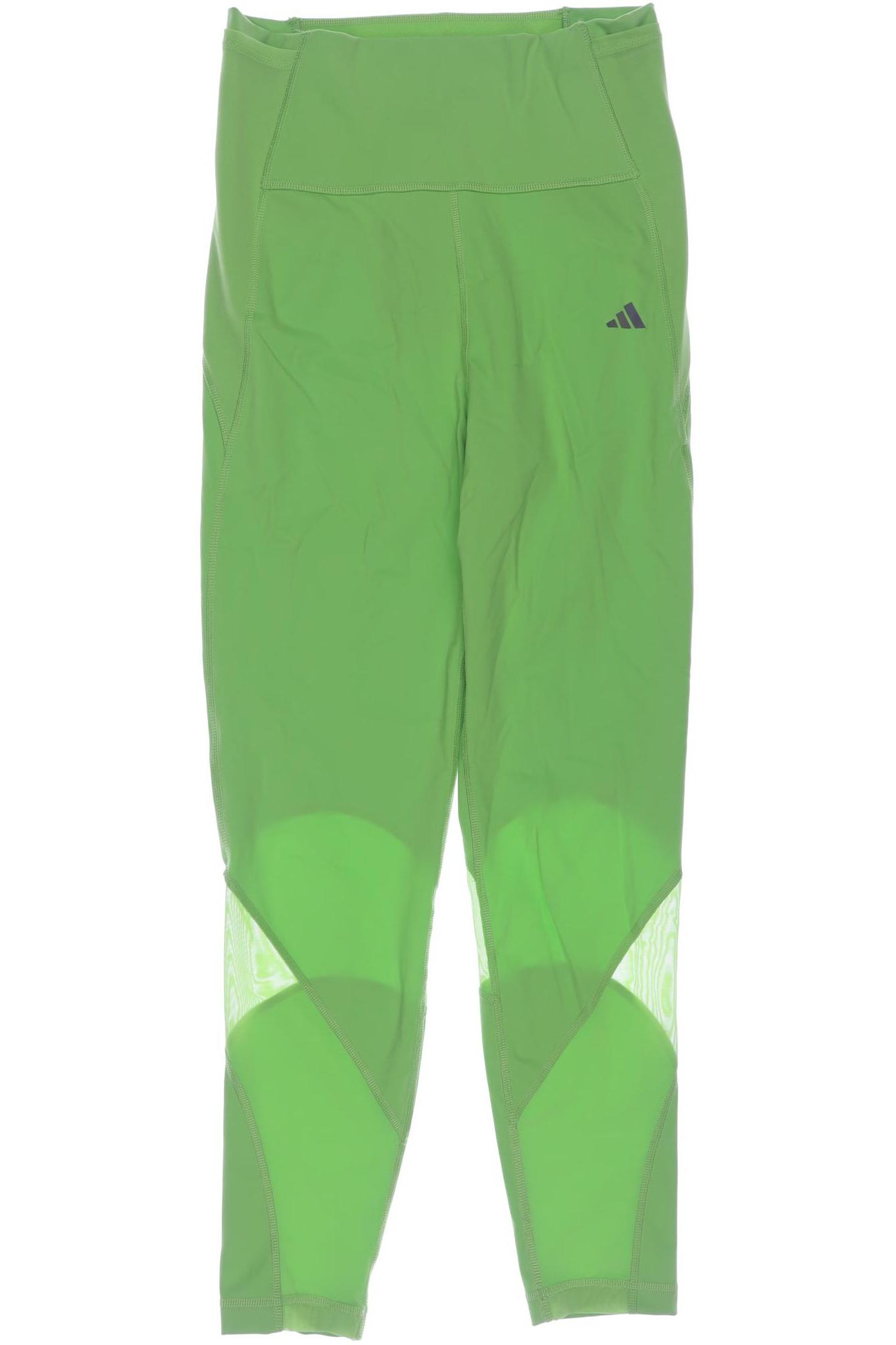 

adidas Damen Stoffhose, grün, Gr. 0