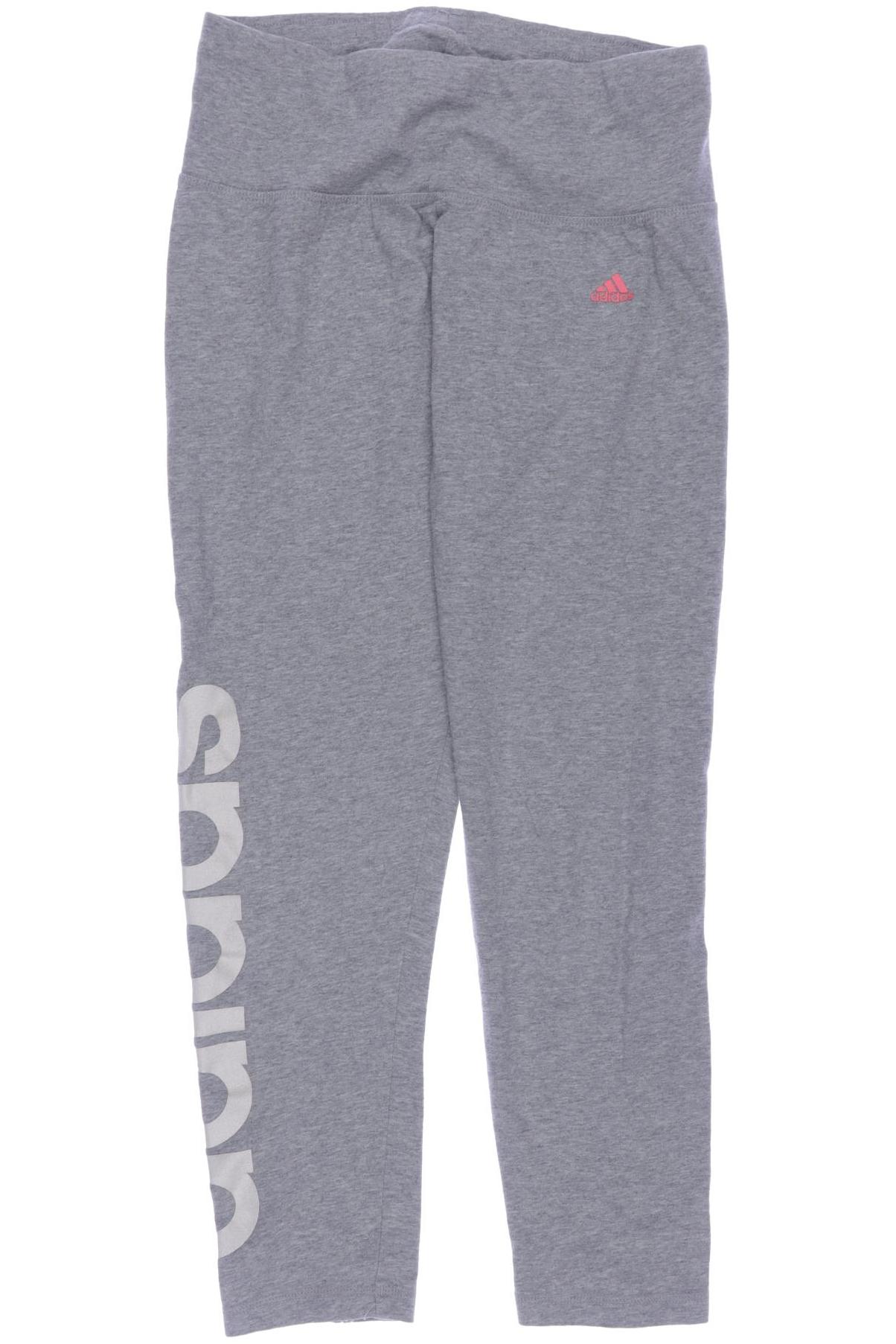 

adidas Damen Stoffhose, grau, Gr. 0