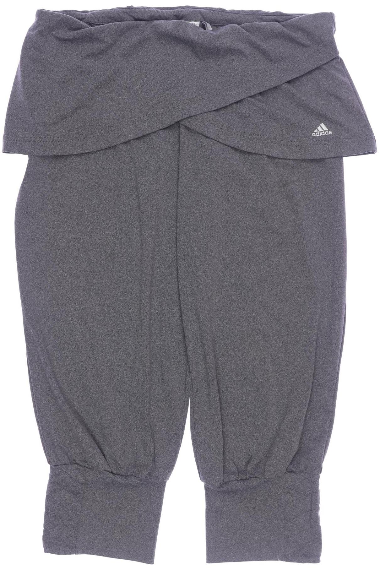 

adidas Damen Stoffhose, grau, Gr. 0