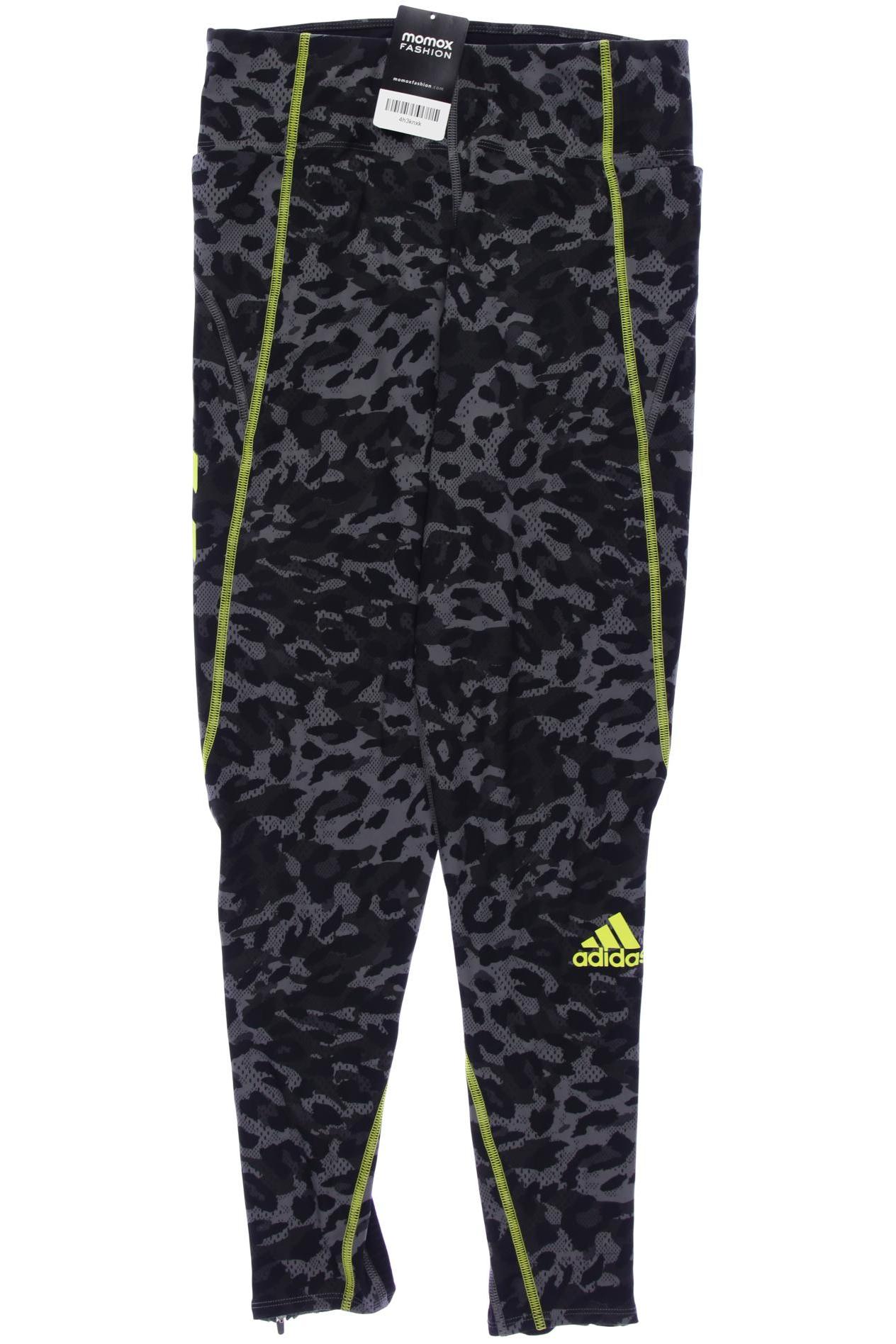 

adidas Damen Stoffhose, grau, Gr. 0