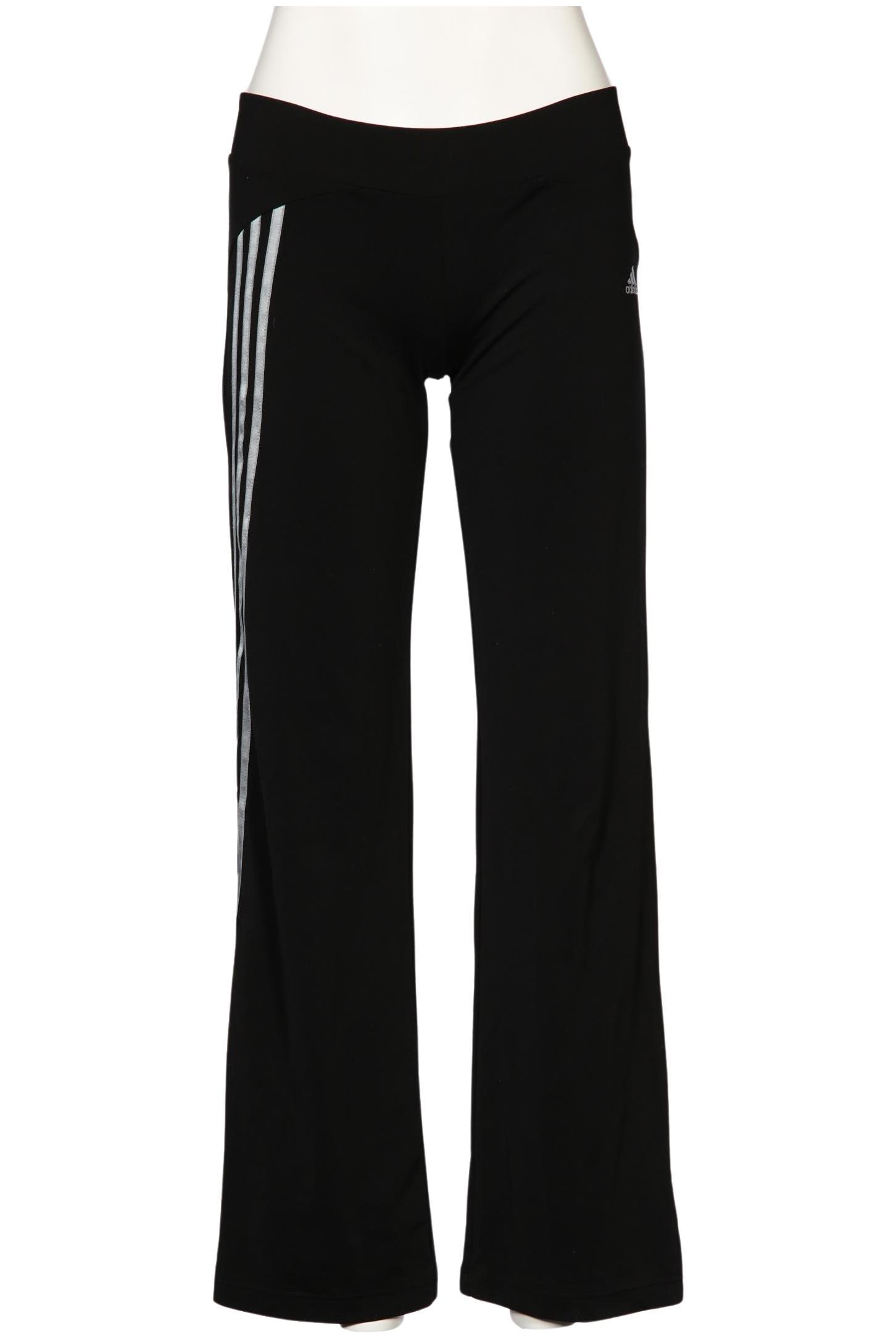 

adidas Damen Stoffhose, schwarz, Gr. 42