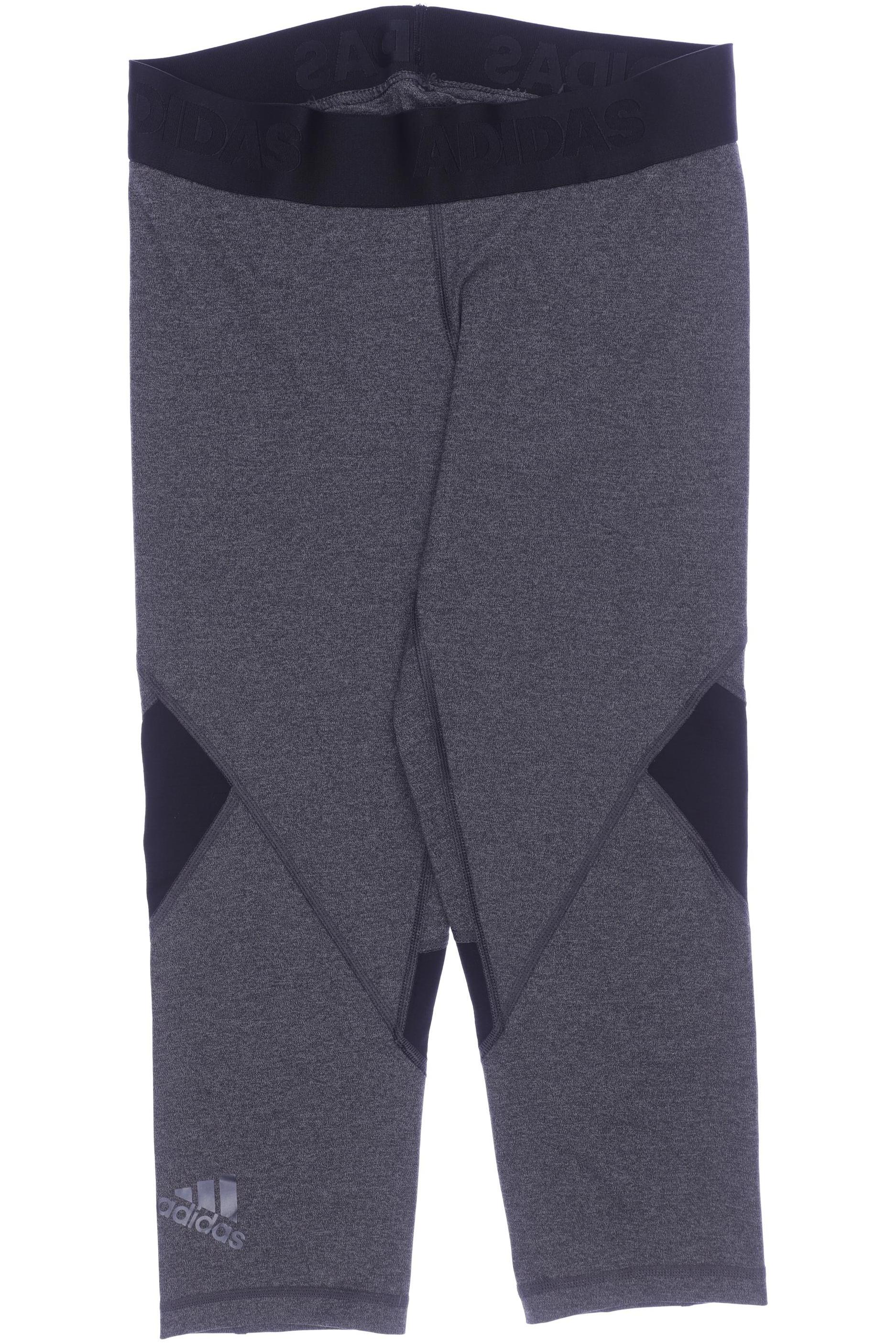 

adidas Damen Stoffhose, grau, Gr. 0