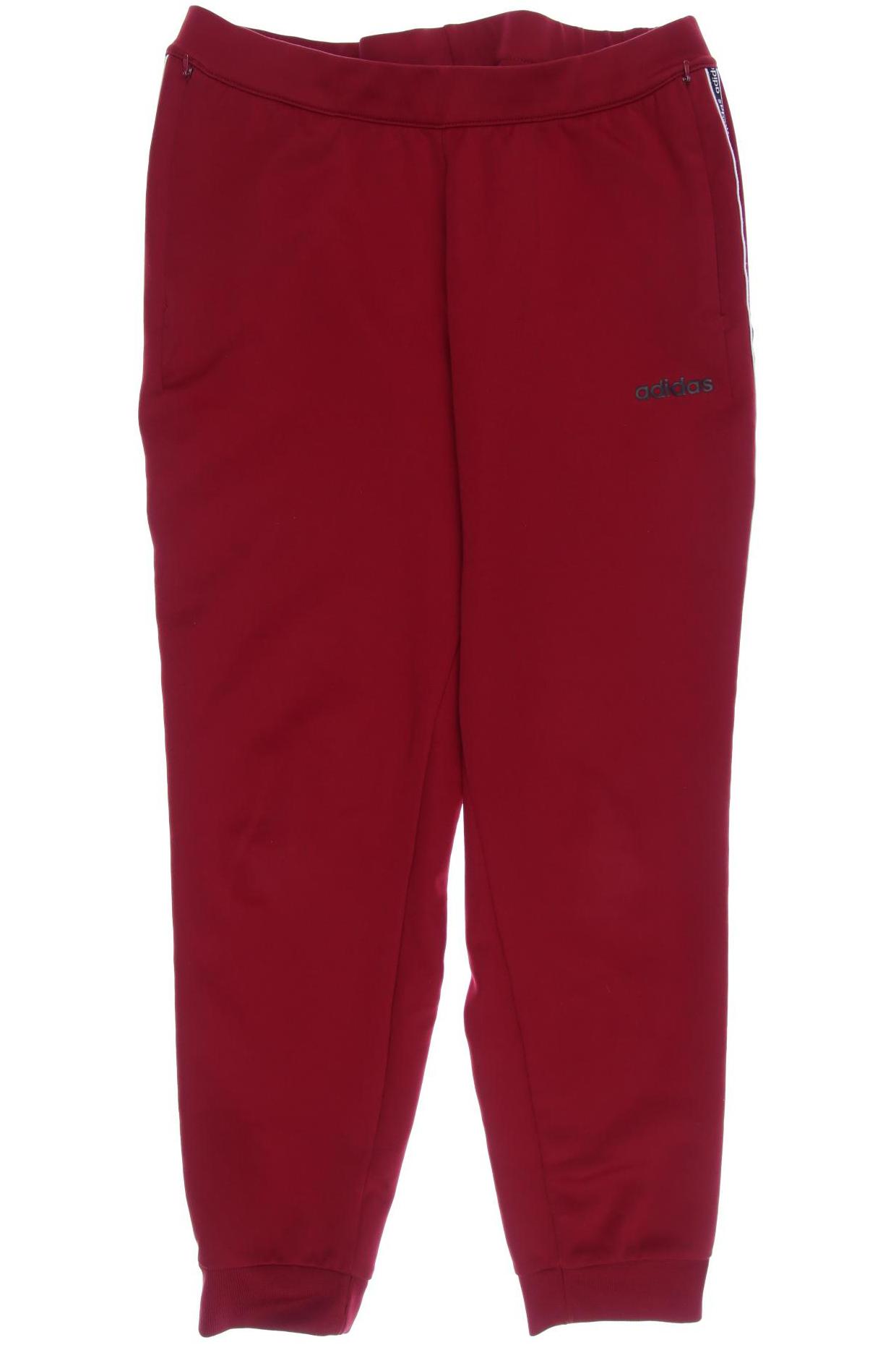 

adidas Damen Stoffhose, rot, Gr. 0