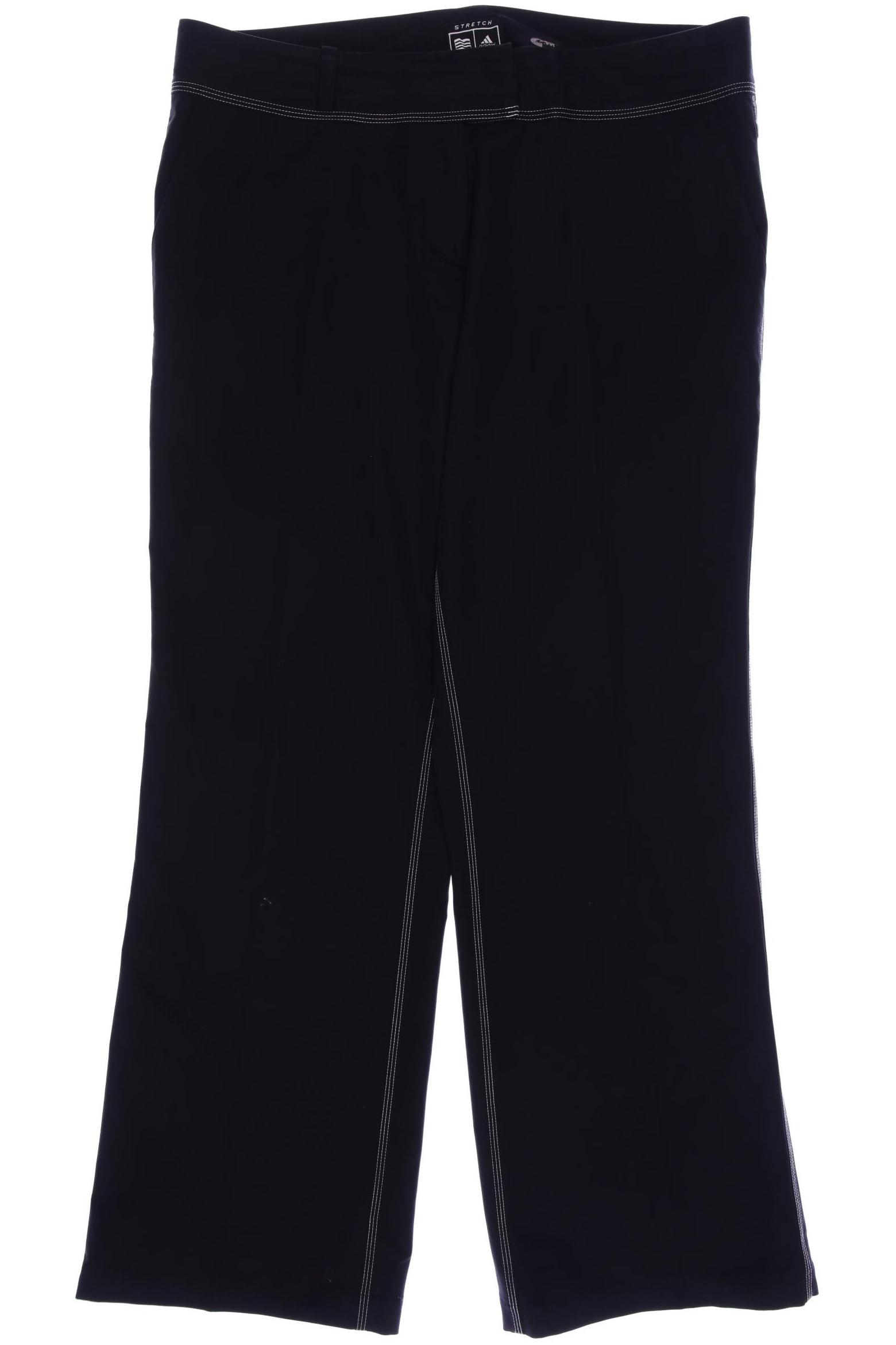 

adidas Damen Stoffhose, schwarz, Gr. 42