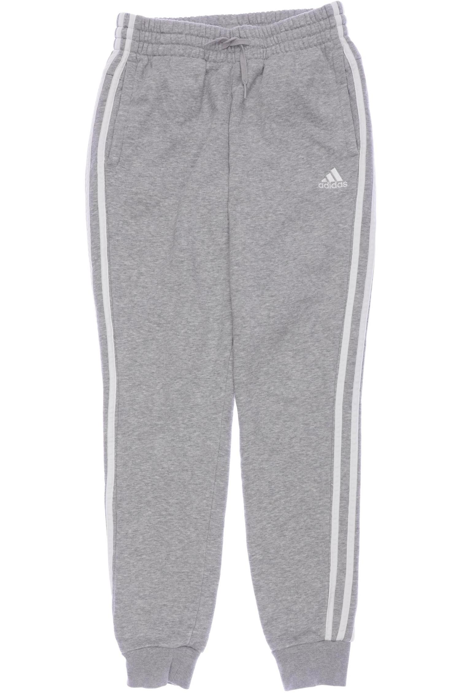 

adidas Damen Stoffhose, grau, Gr. 0