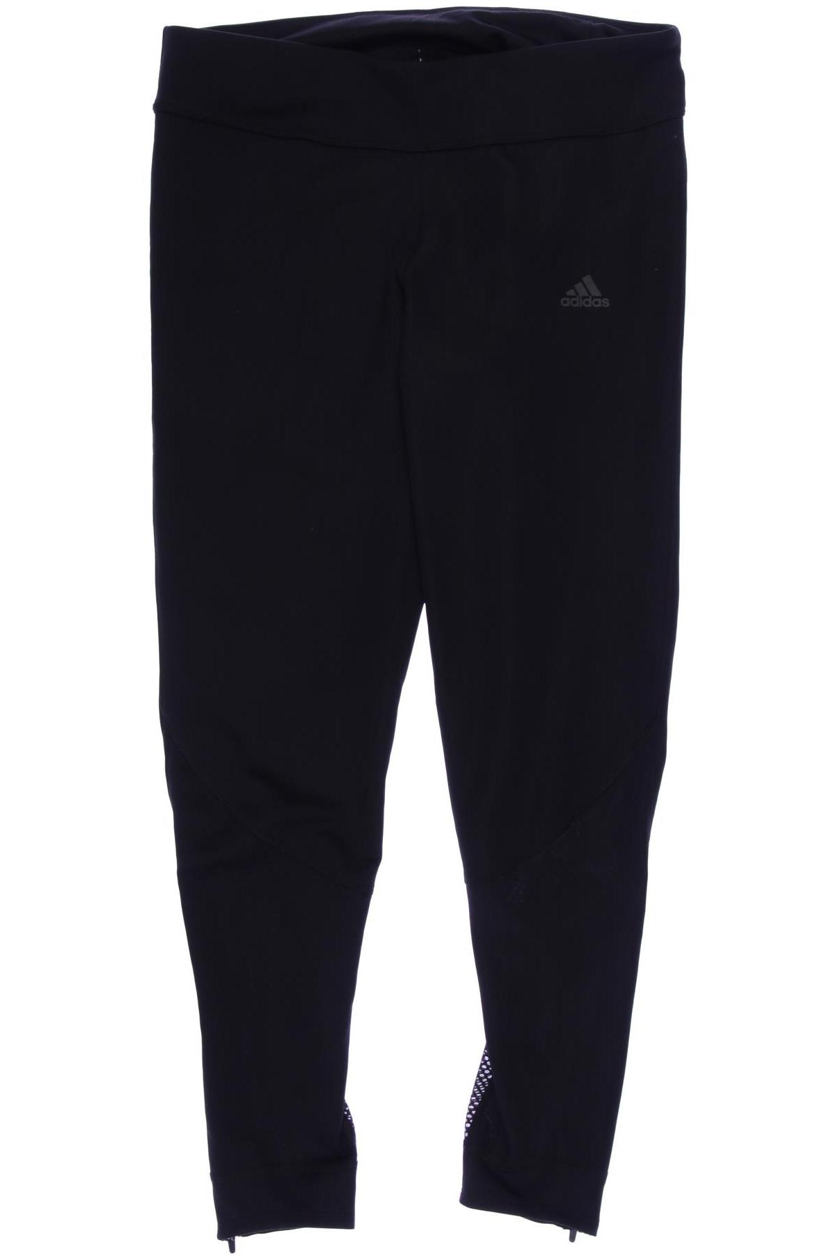 

adidas Damen Stoffhose, schwarz, Gr. 38