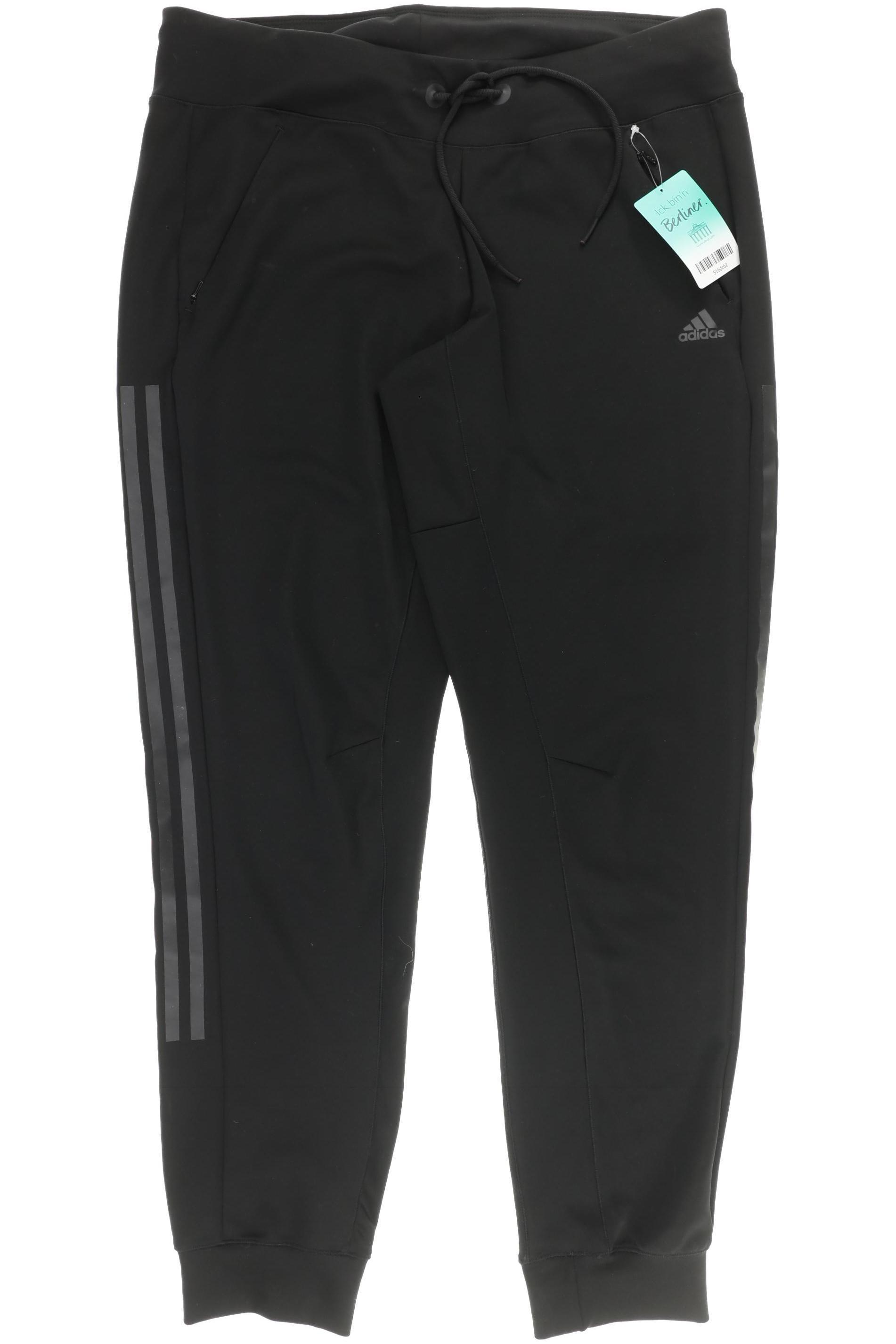 

adidas Damen Stoffhose, schwarz, Gr.