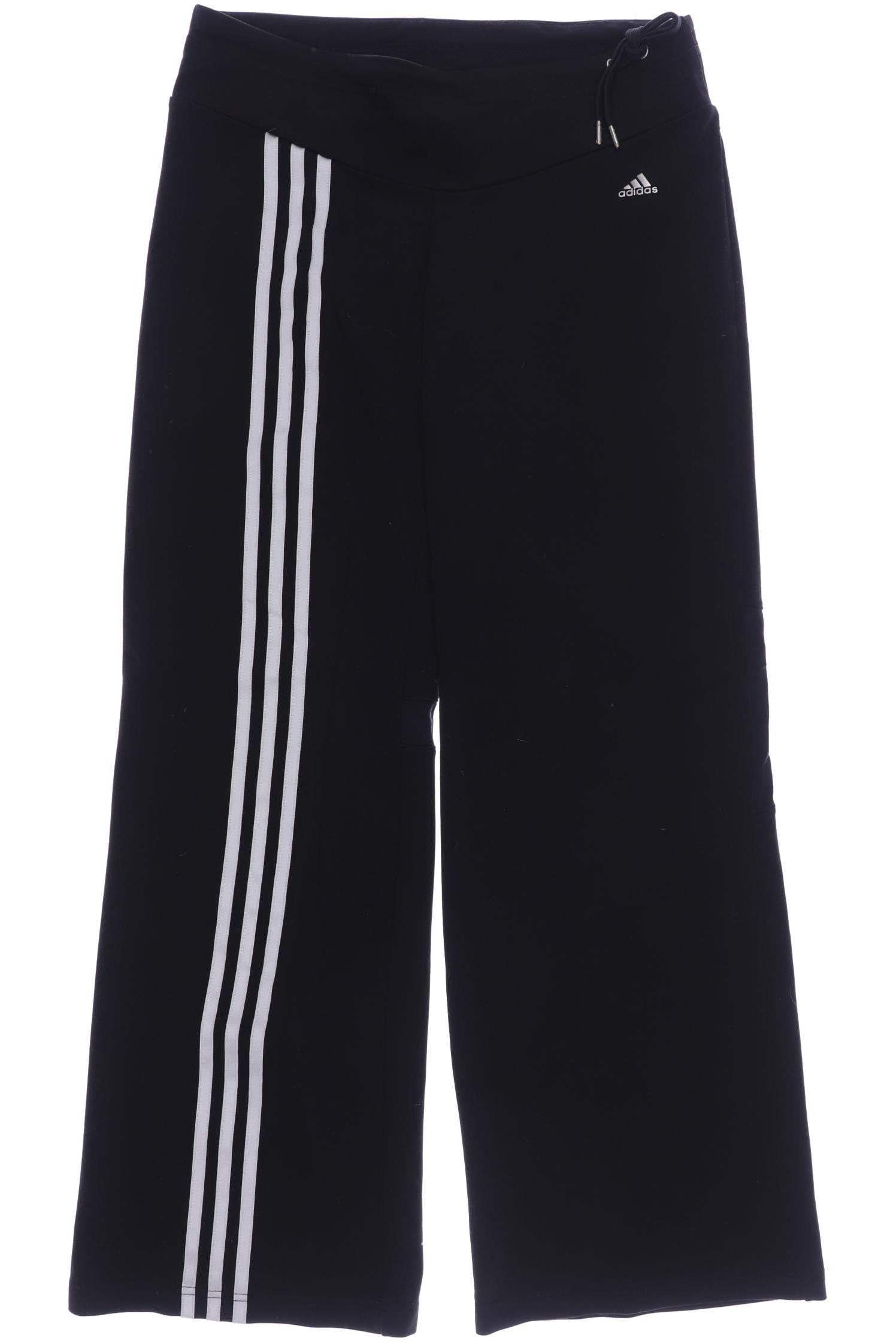 

adidas Damen Stoffhose, schwarz, Gr. 38