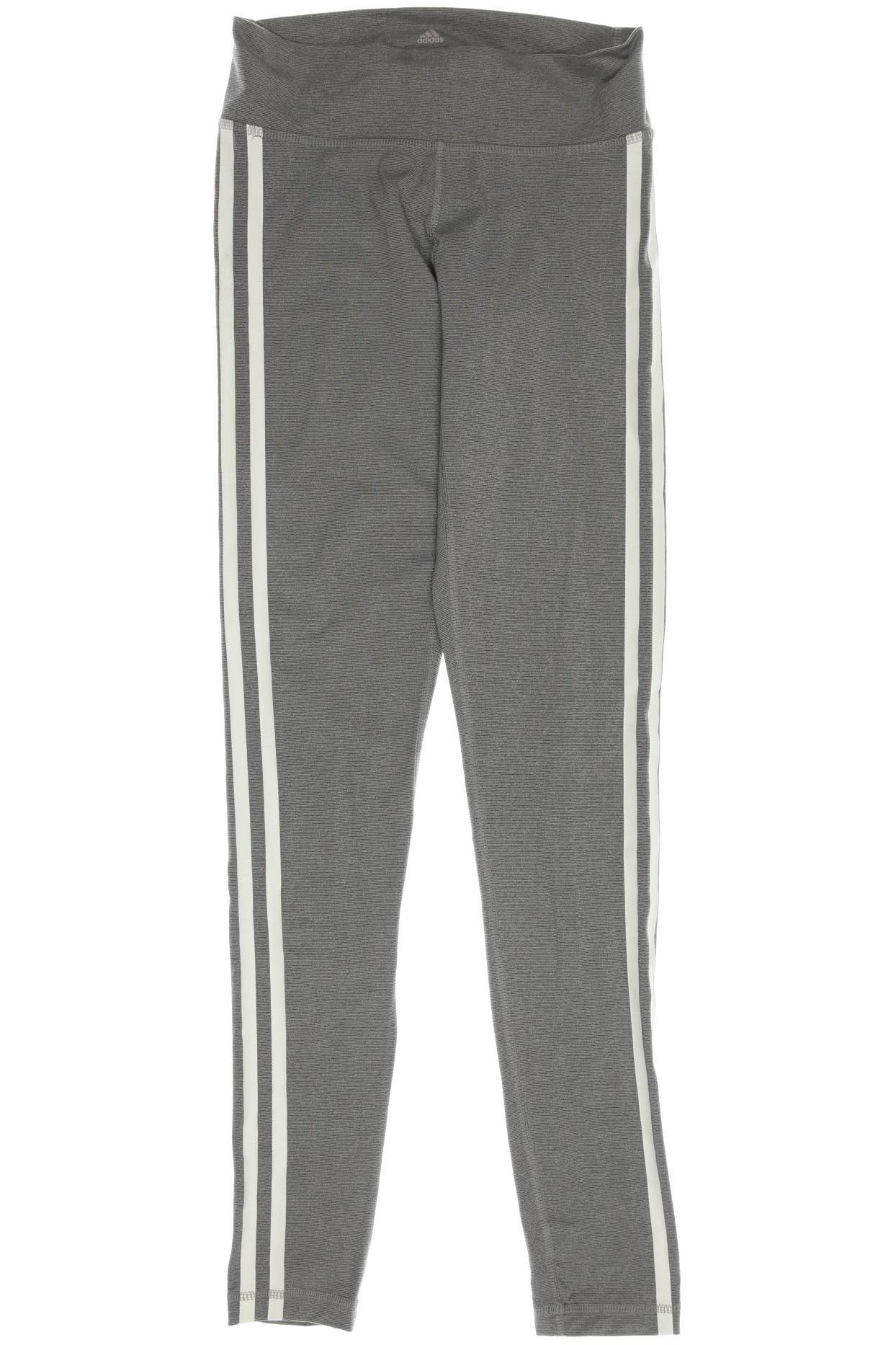 

adidas Damen Stoffhose, grau, Gr. 30