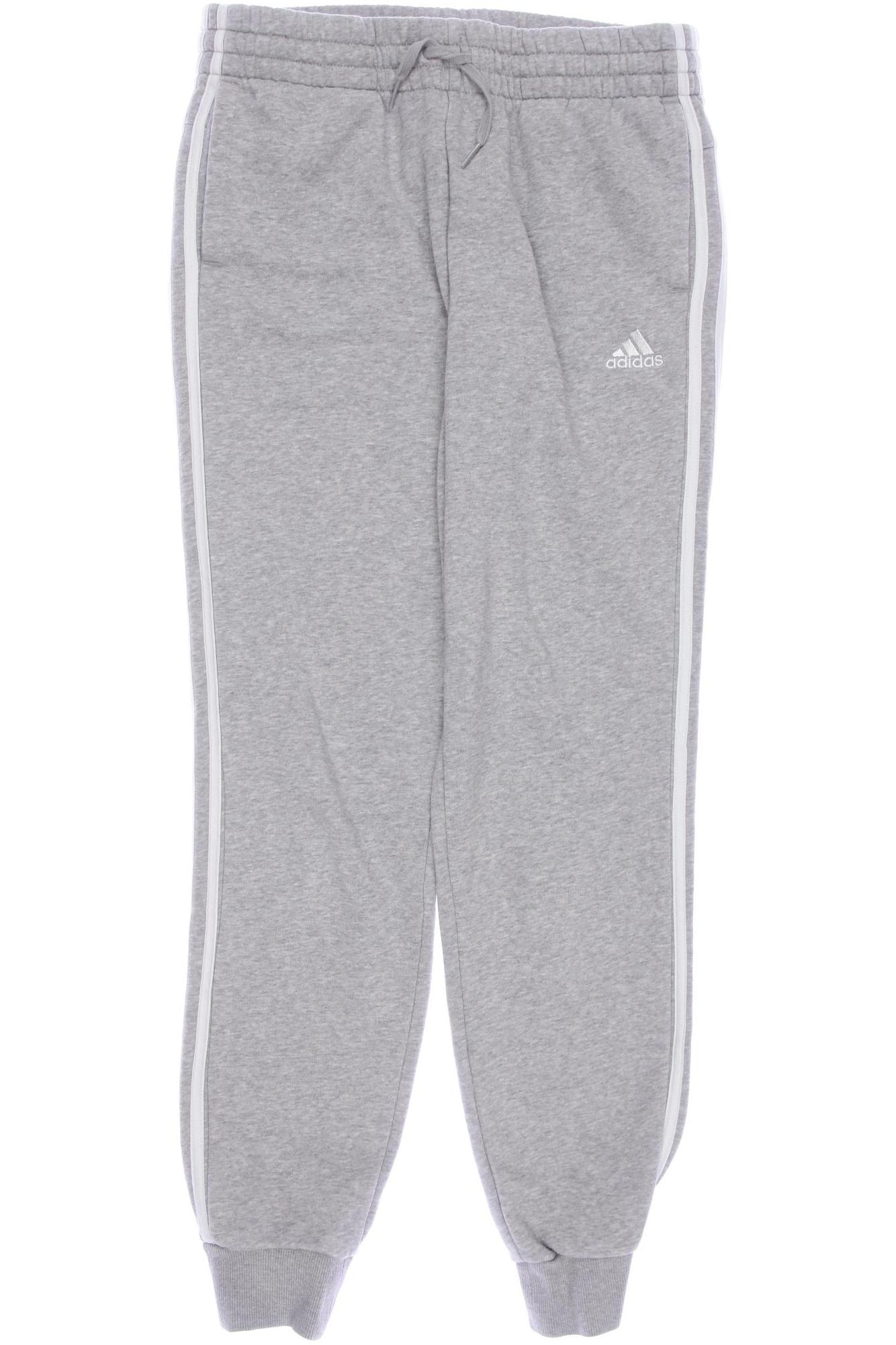 

adidas Damen Stoffhose, grau, Gr. 0