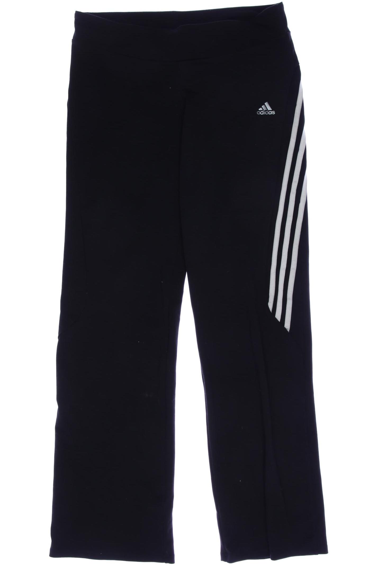 

adidas Damen Stoffhose, schwarz, Gr. 42