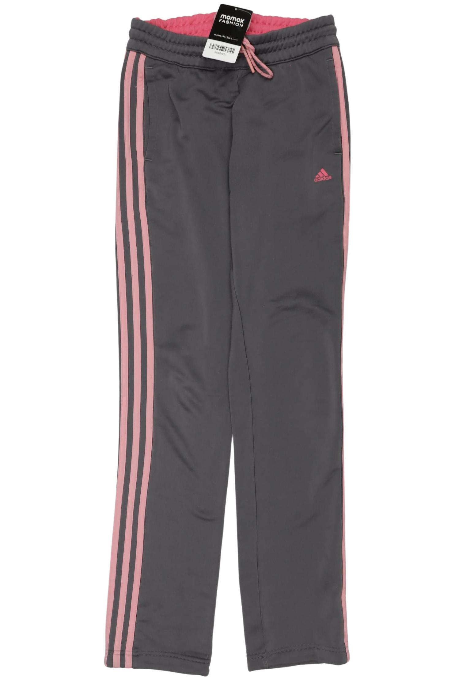 

adidas Damen Stoffhose, grau, Gr. 0