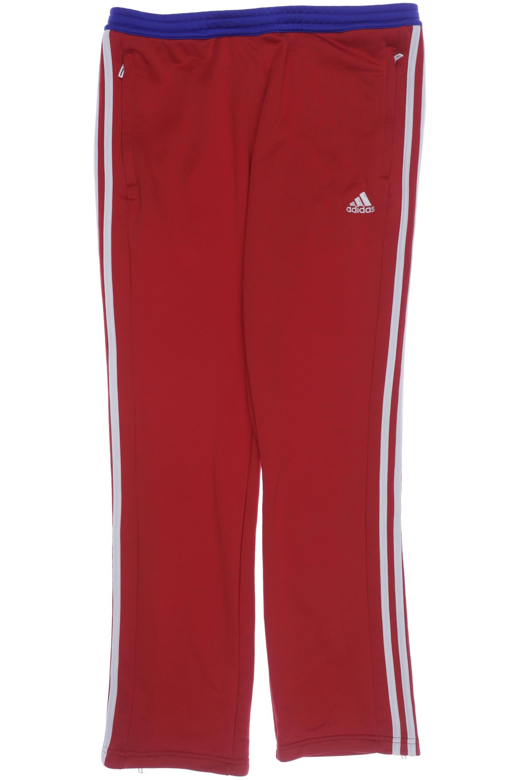 

adidas Damen Stoffhose, rot, Gr. 42
