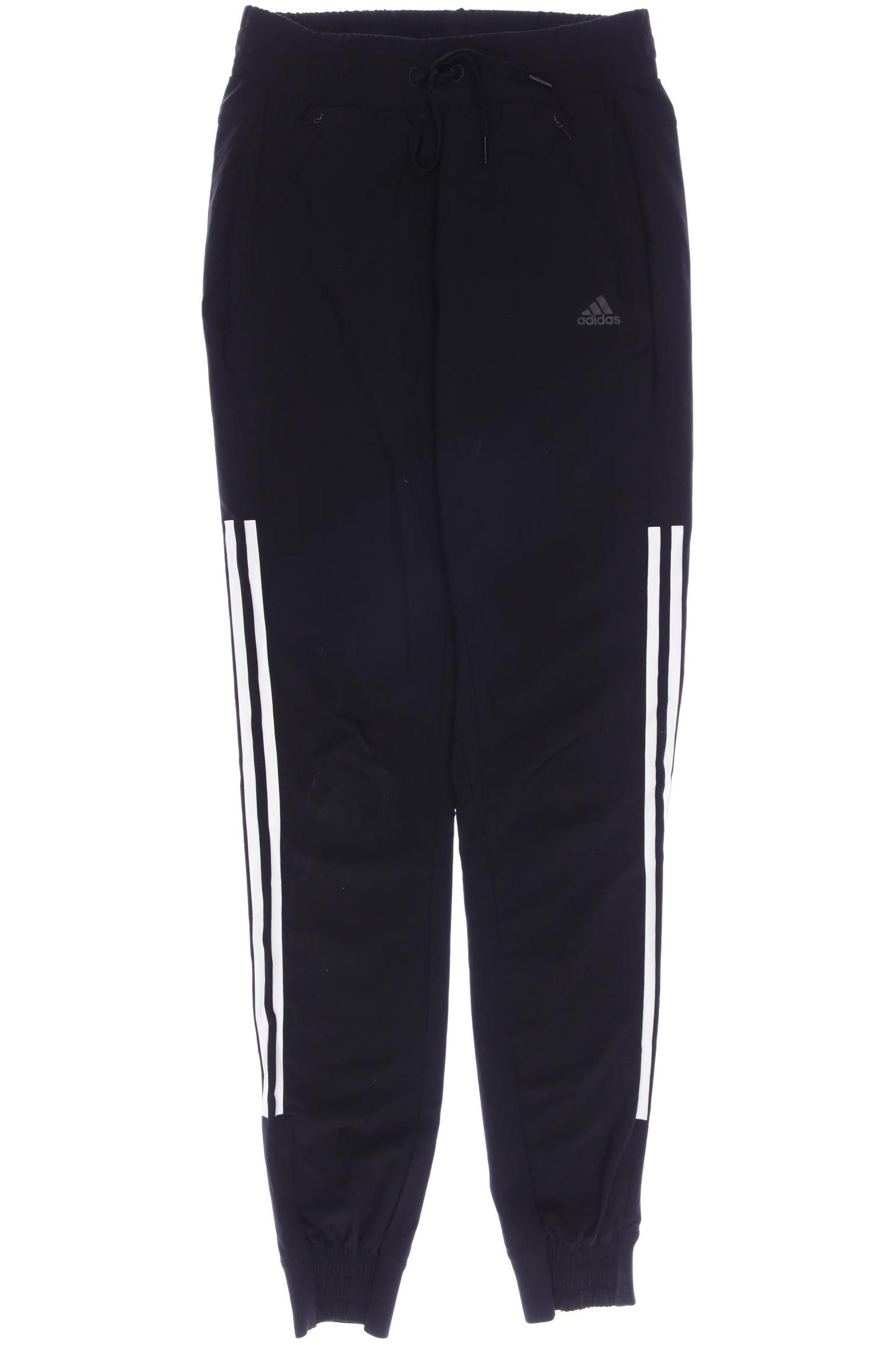 

adidas Damen Stoffhose, schwarz, Gr. 0