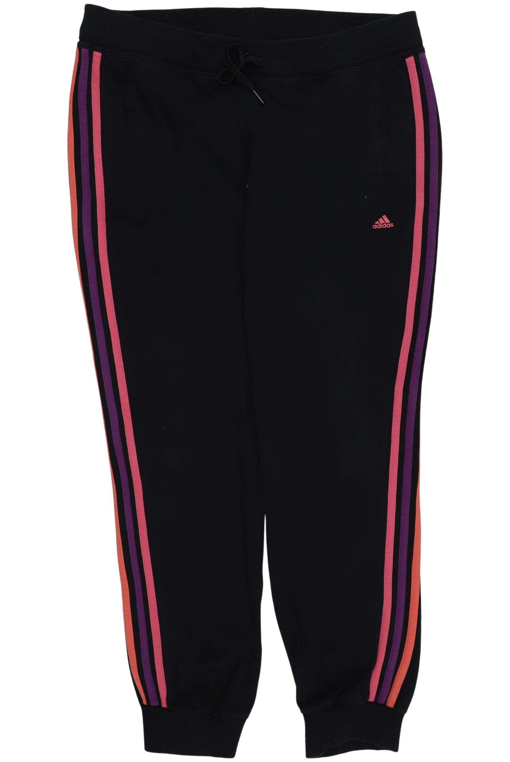 

adidas Damen Stoffhose, schwarz, Gr. 0