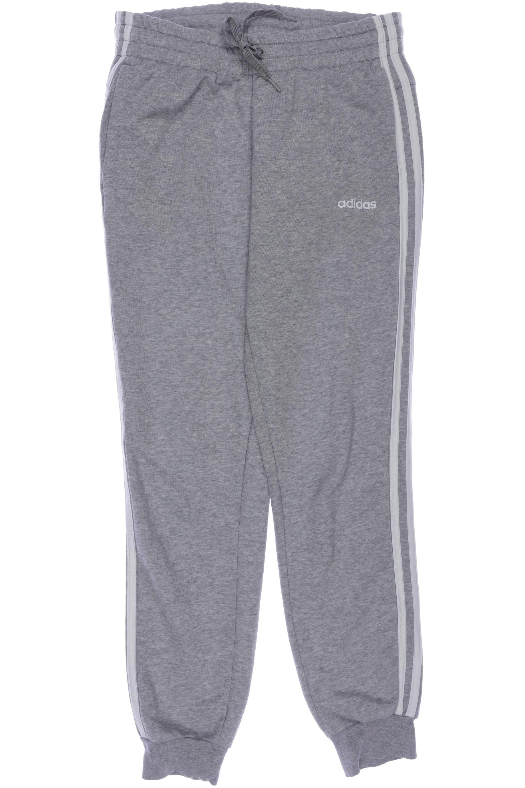 

adidas Damen Stoffhose, grau, Gr. 0
