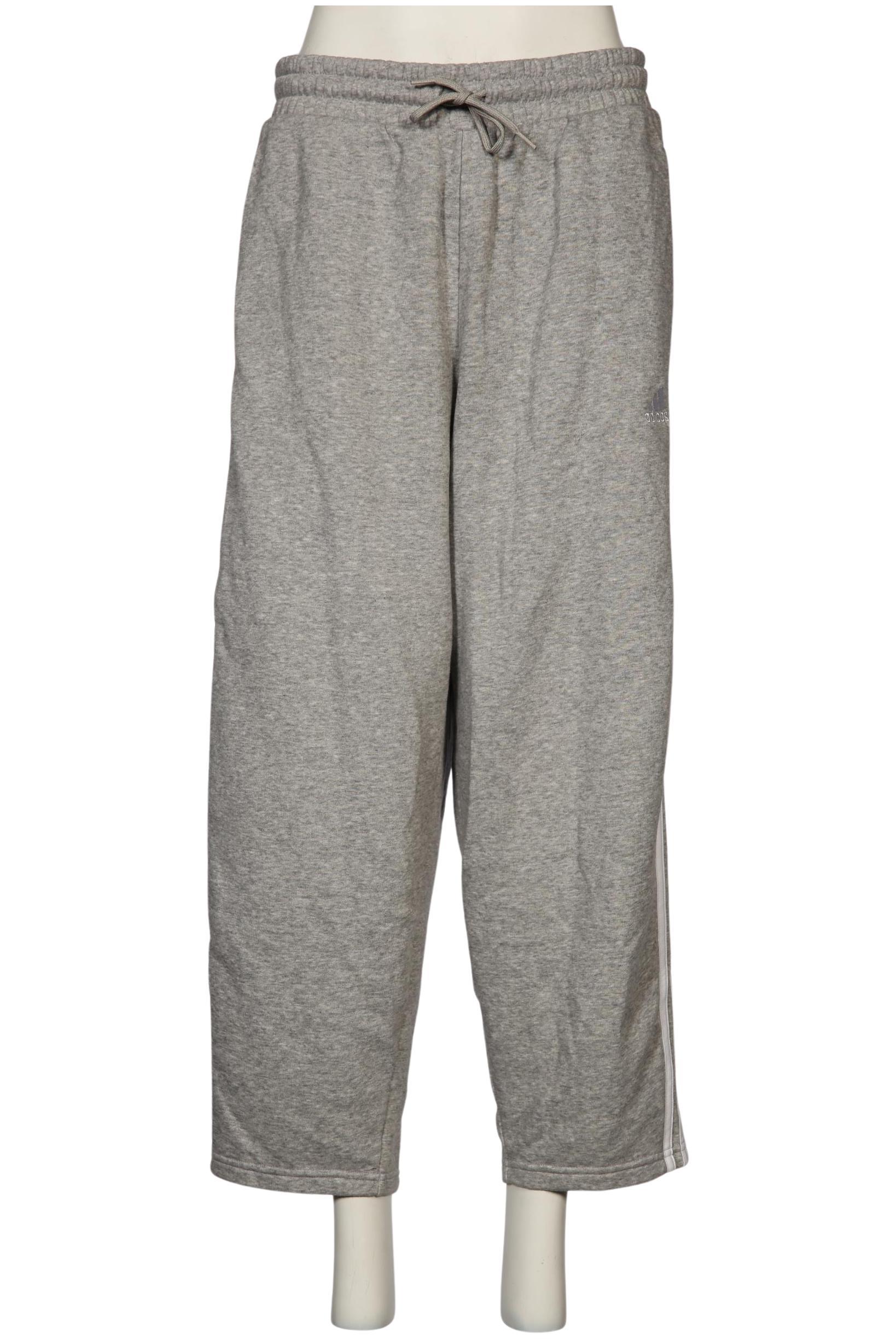 

adidas Damen Stoffhose, grau, Gr. 0