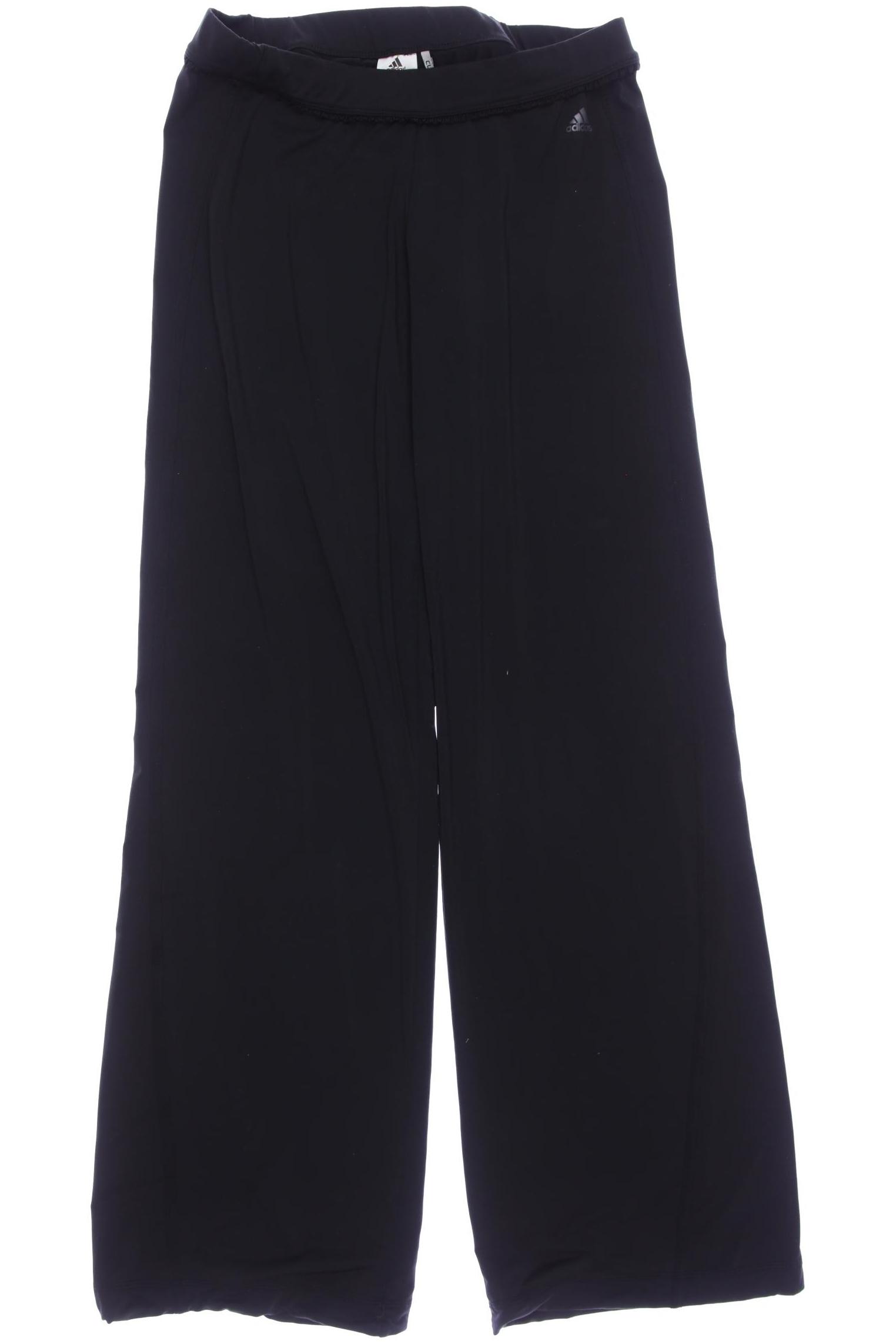

adidas Damen Stoffhose, schwarz, Gr. 42
