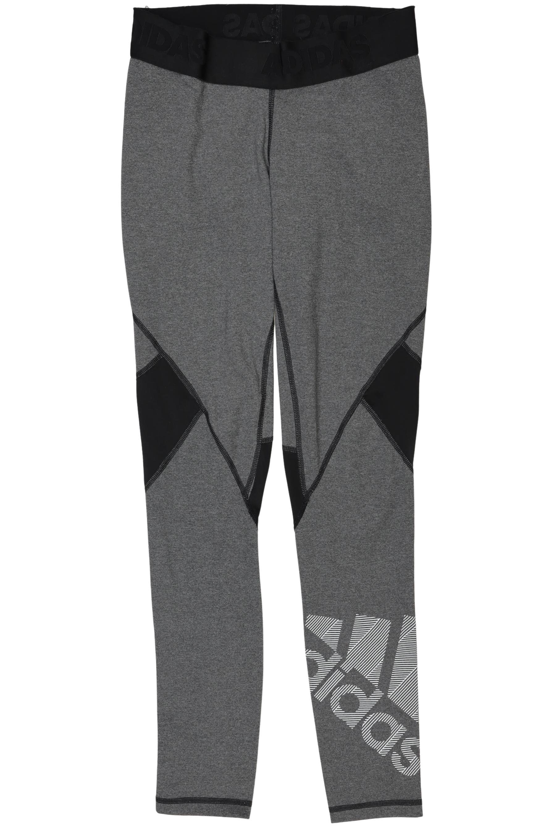 

adidas Damen Stoffhose, grau, Gr. 0