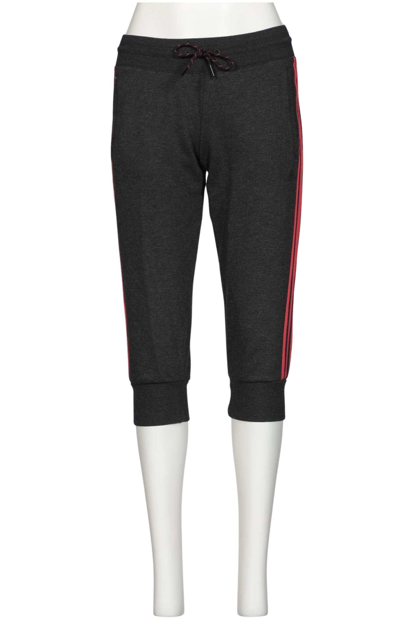 

adidas Damen Stoffhose, grau, Gr. 0