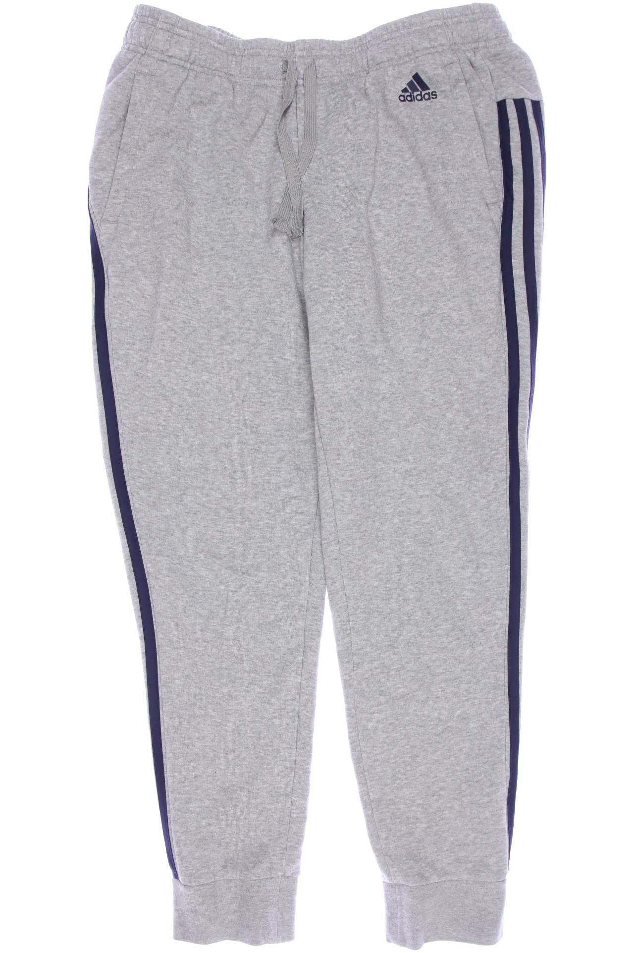 

adidas Damen Stoffhose, grau, Gr. 0
