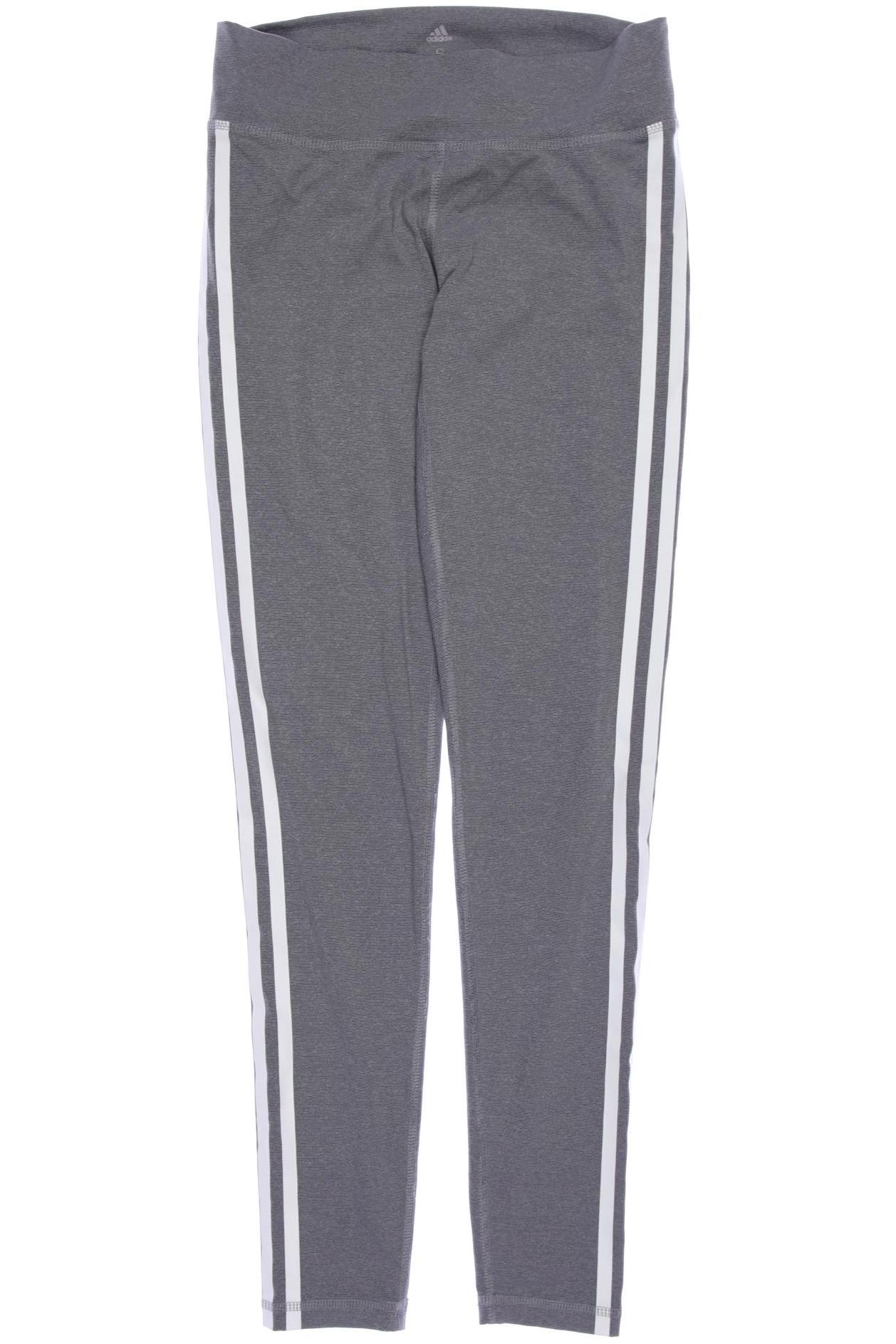 

adidas Damen Stoffhose, grau, Gr. 0