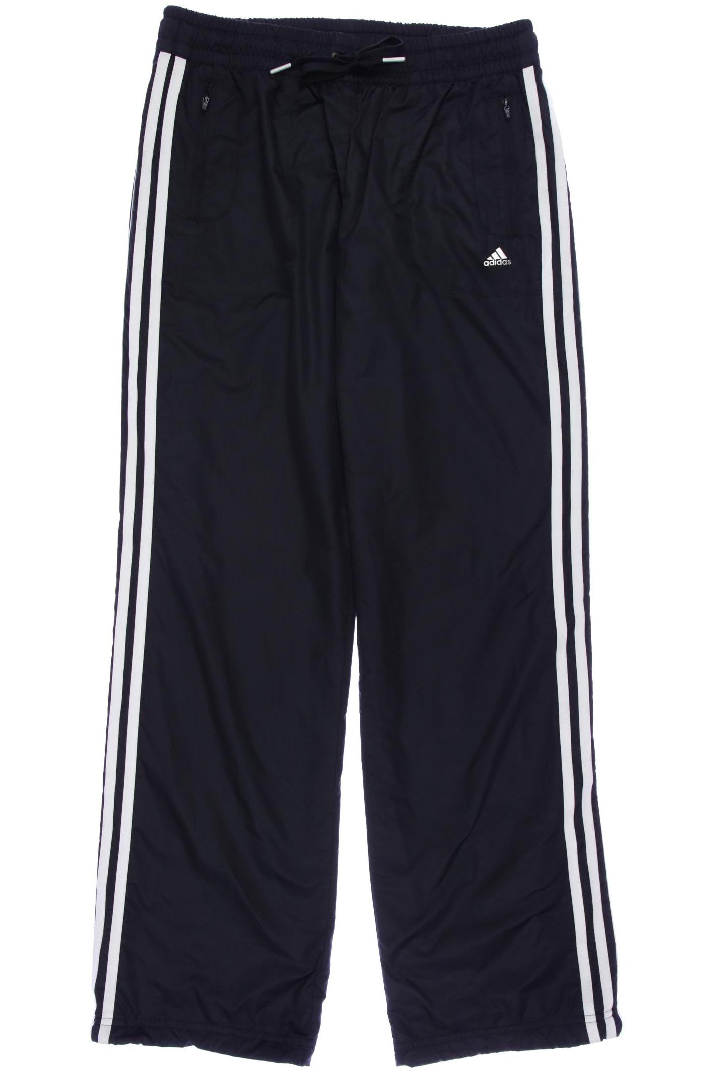 

adidas Damen Stoffhose, schwarz, Gr. 38
