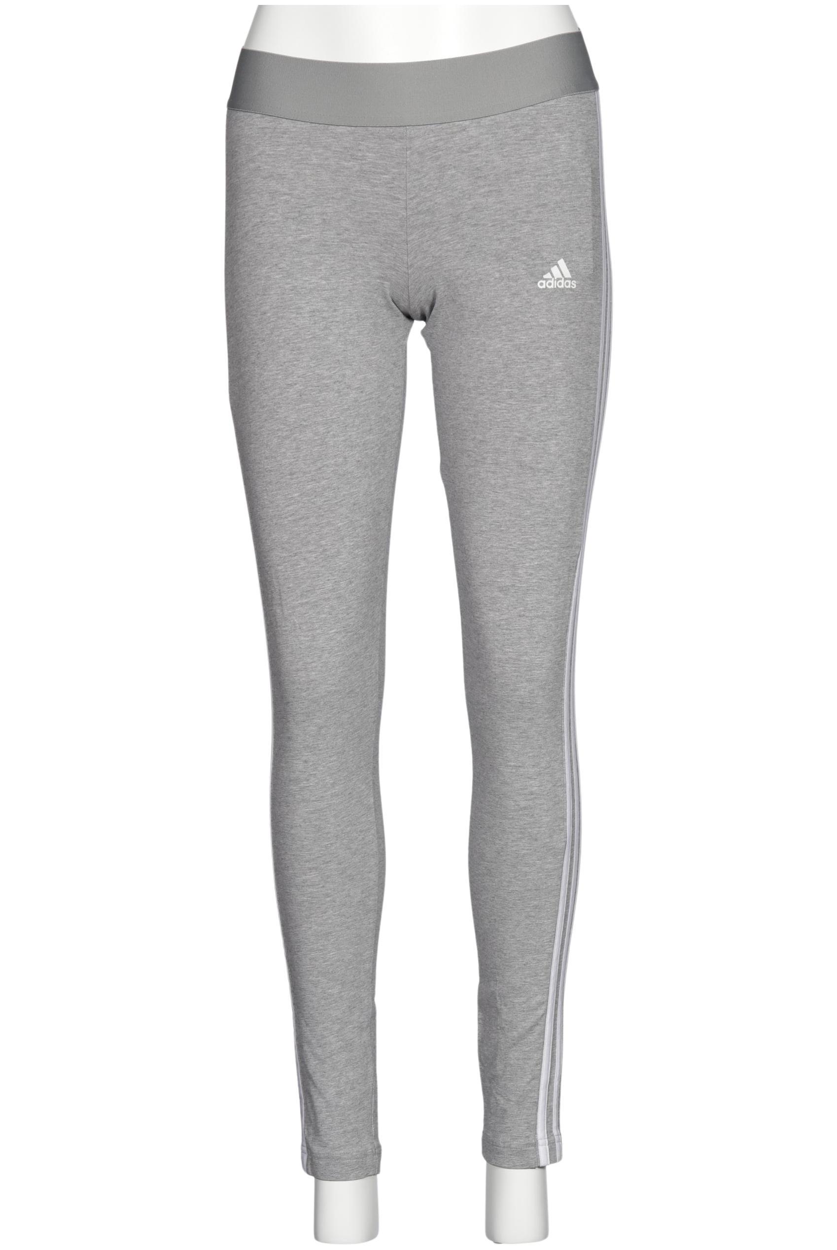 

adidas Damen Stoffhose, grau, Gr. 0