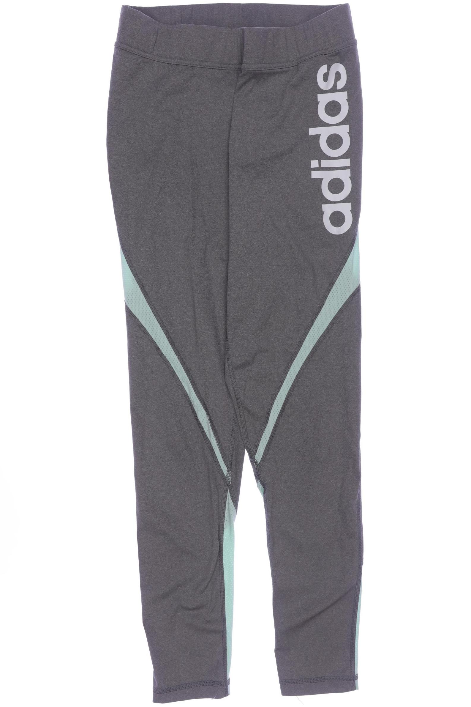 

adidas Damen Stoffhose, grau, Gr. 0
