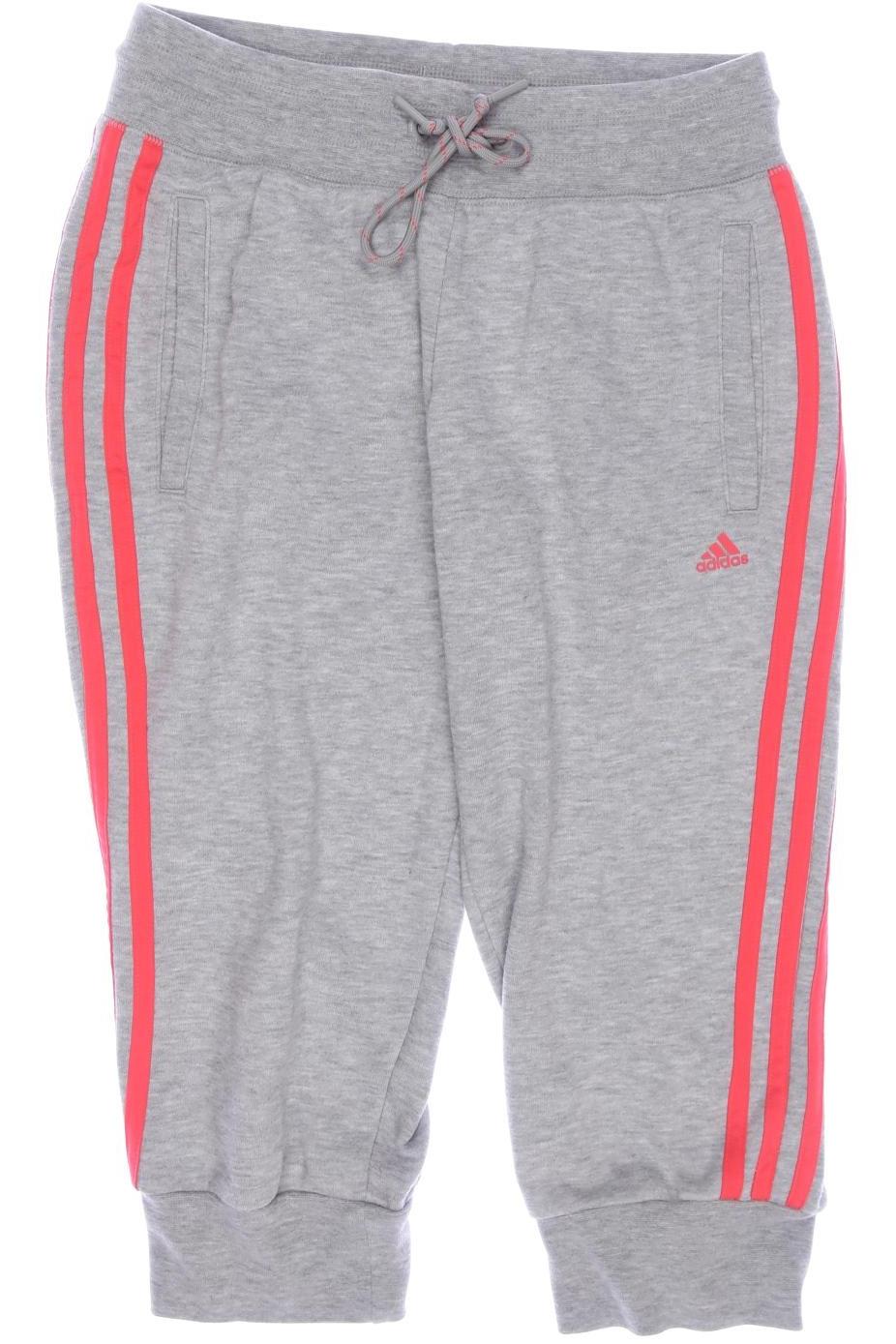

adidas Damen Stoffhose, grau, Gr. 0