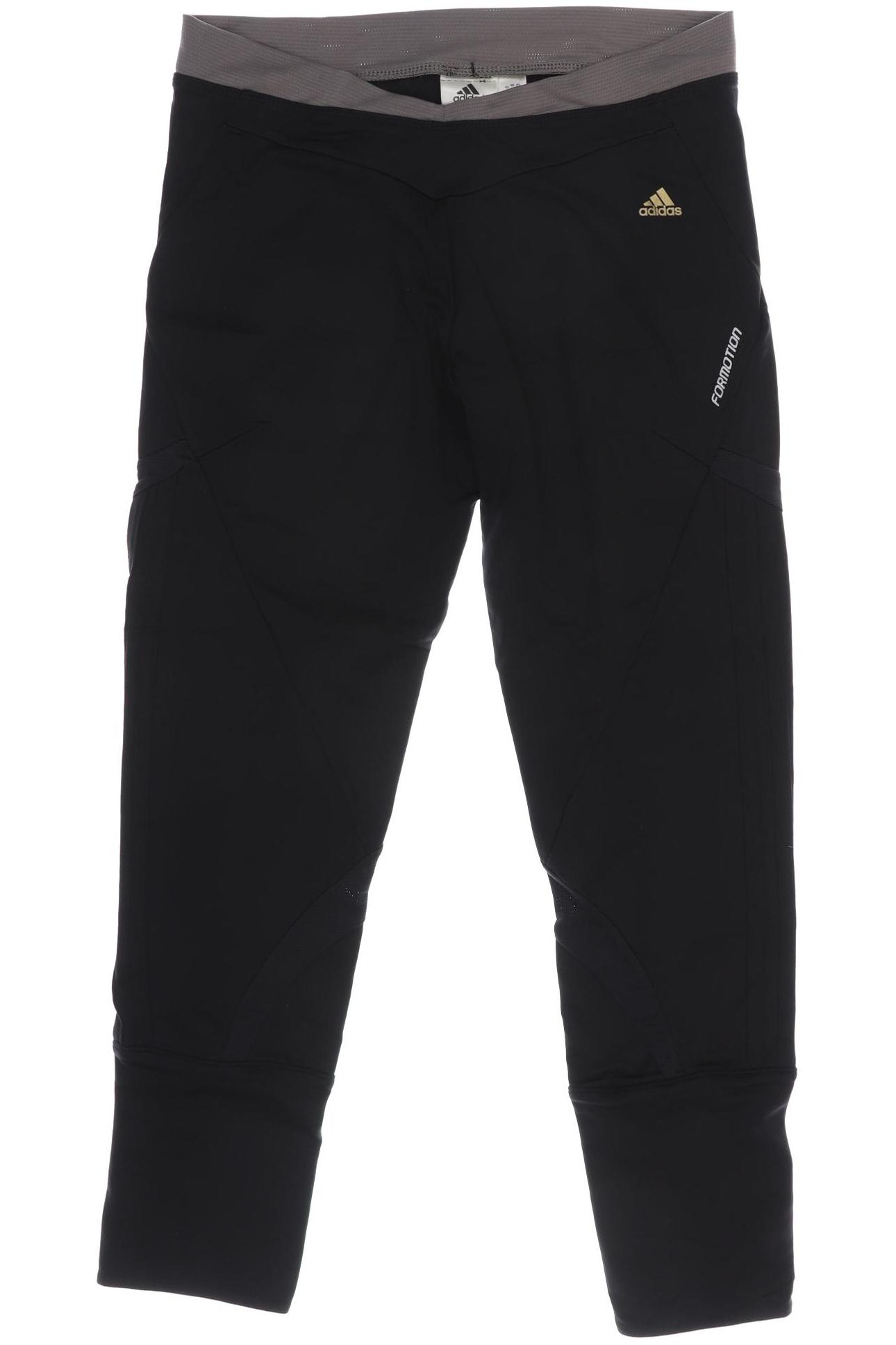 

adidas Damen Stoffhose, schwarz, Gr. 42