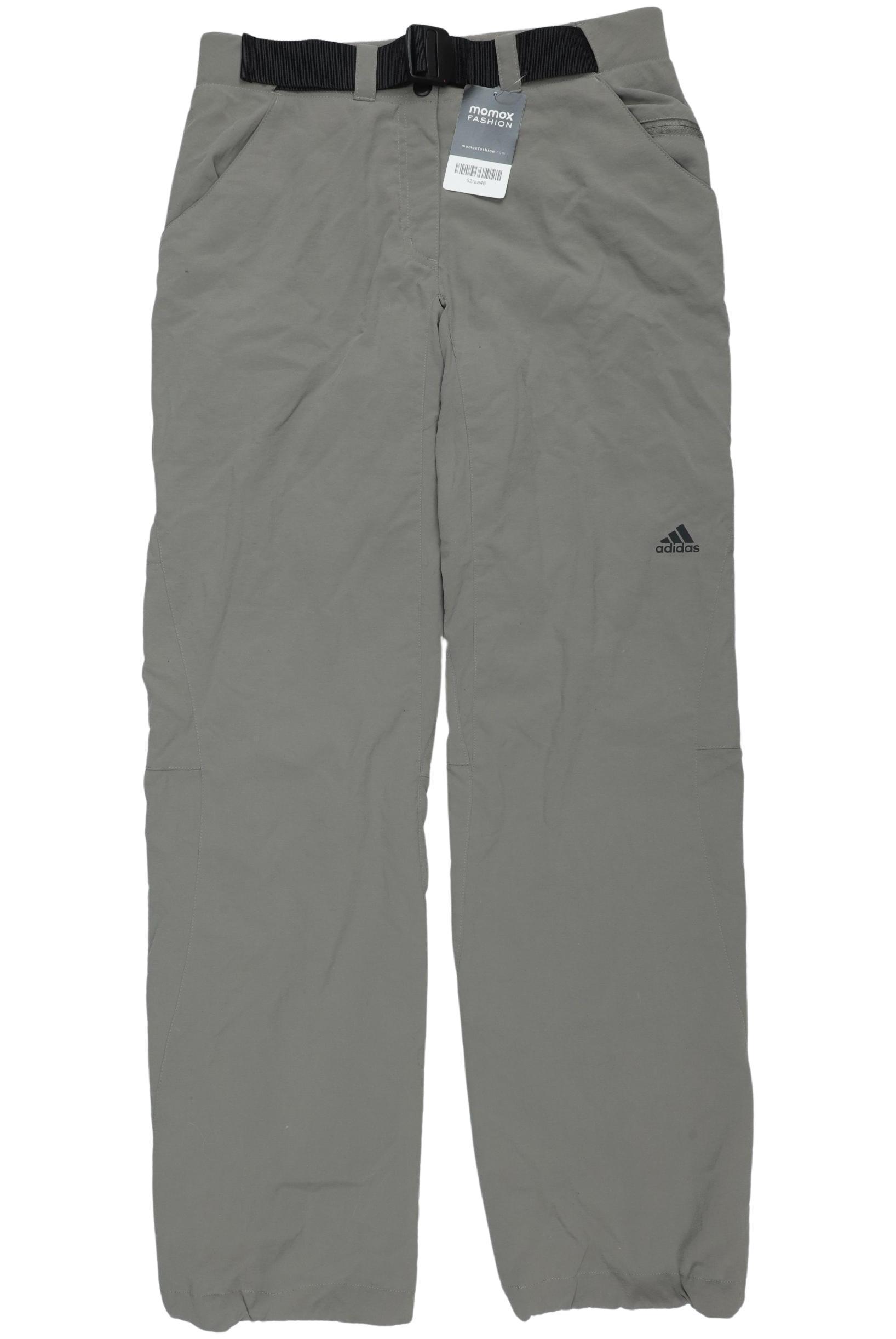 

adidas Damen Stoffhose, grau, Gr. 36