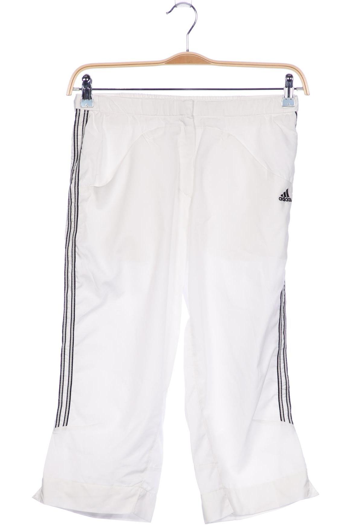 

adidas Damen Stoffhose, weiß, Gr. 38