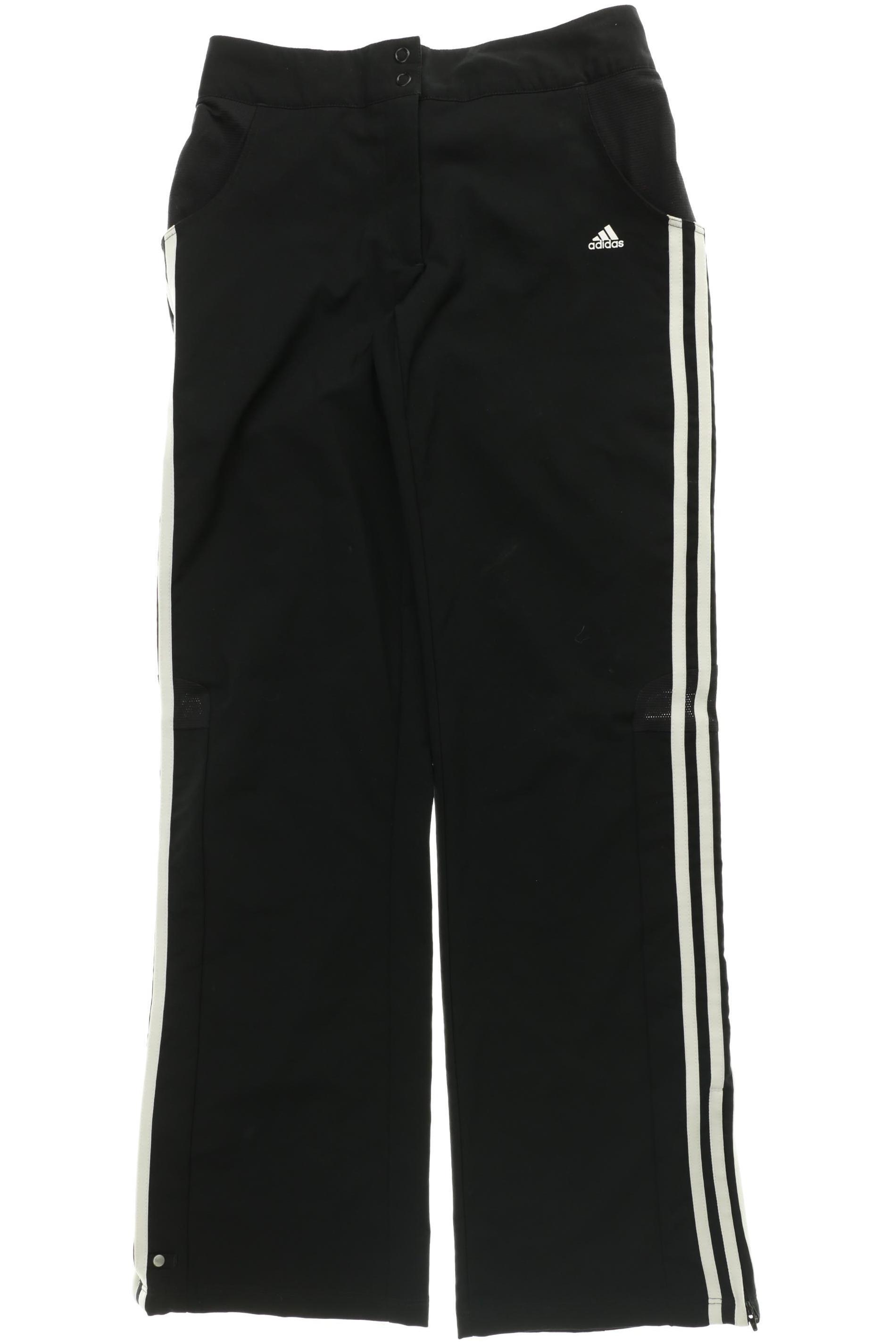 

adidas Damen Stoffhose, schwarz, Gr.
