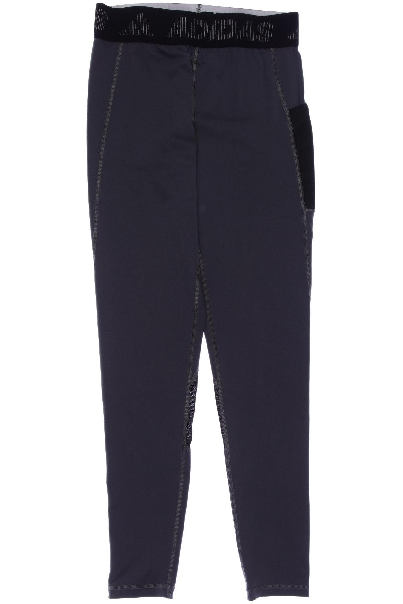 

adidas Damen Stoffhose, grau, Gr. 38