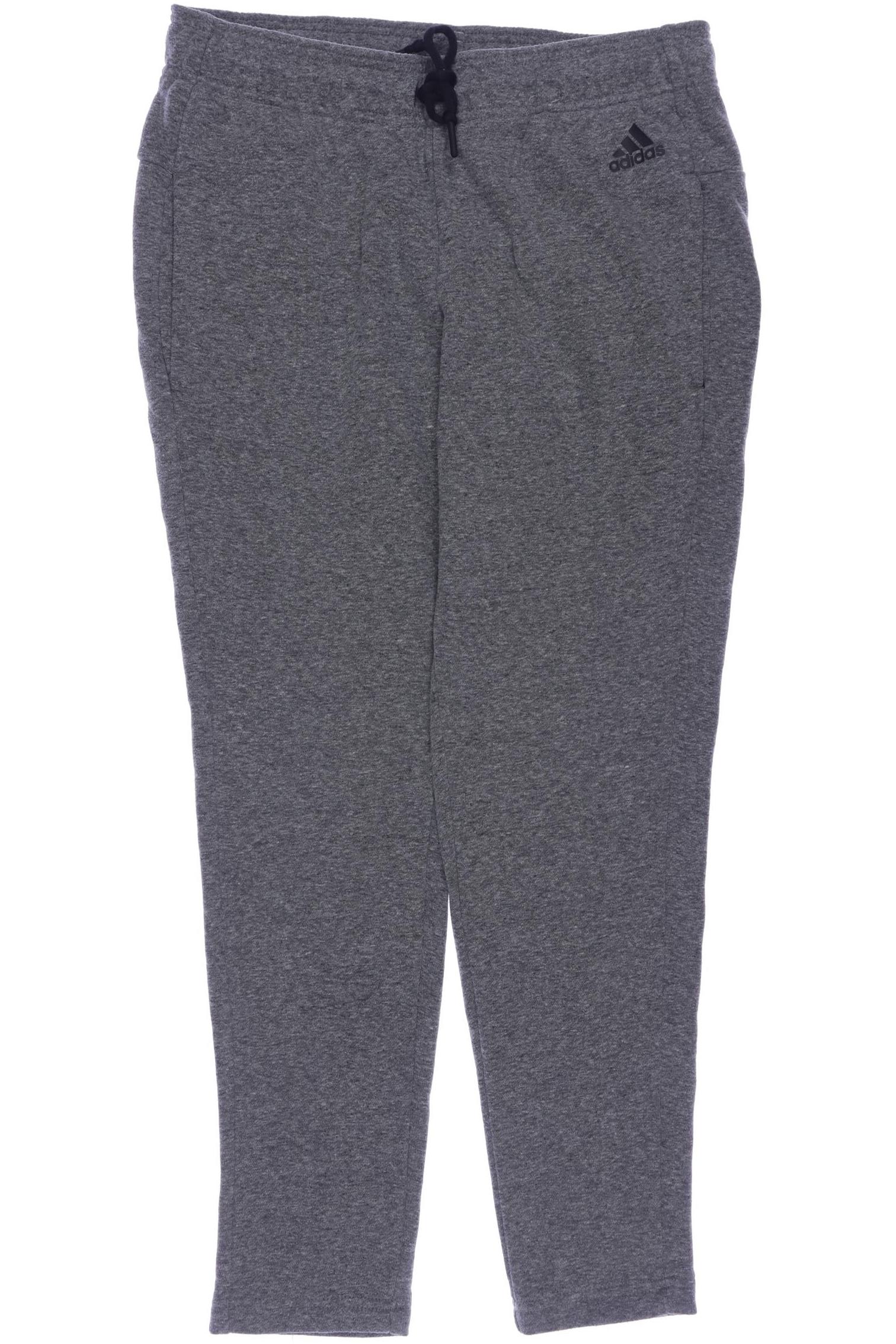 

adidas Damen Stoffhose, grau, Gr. 0