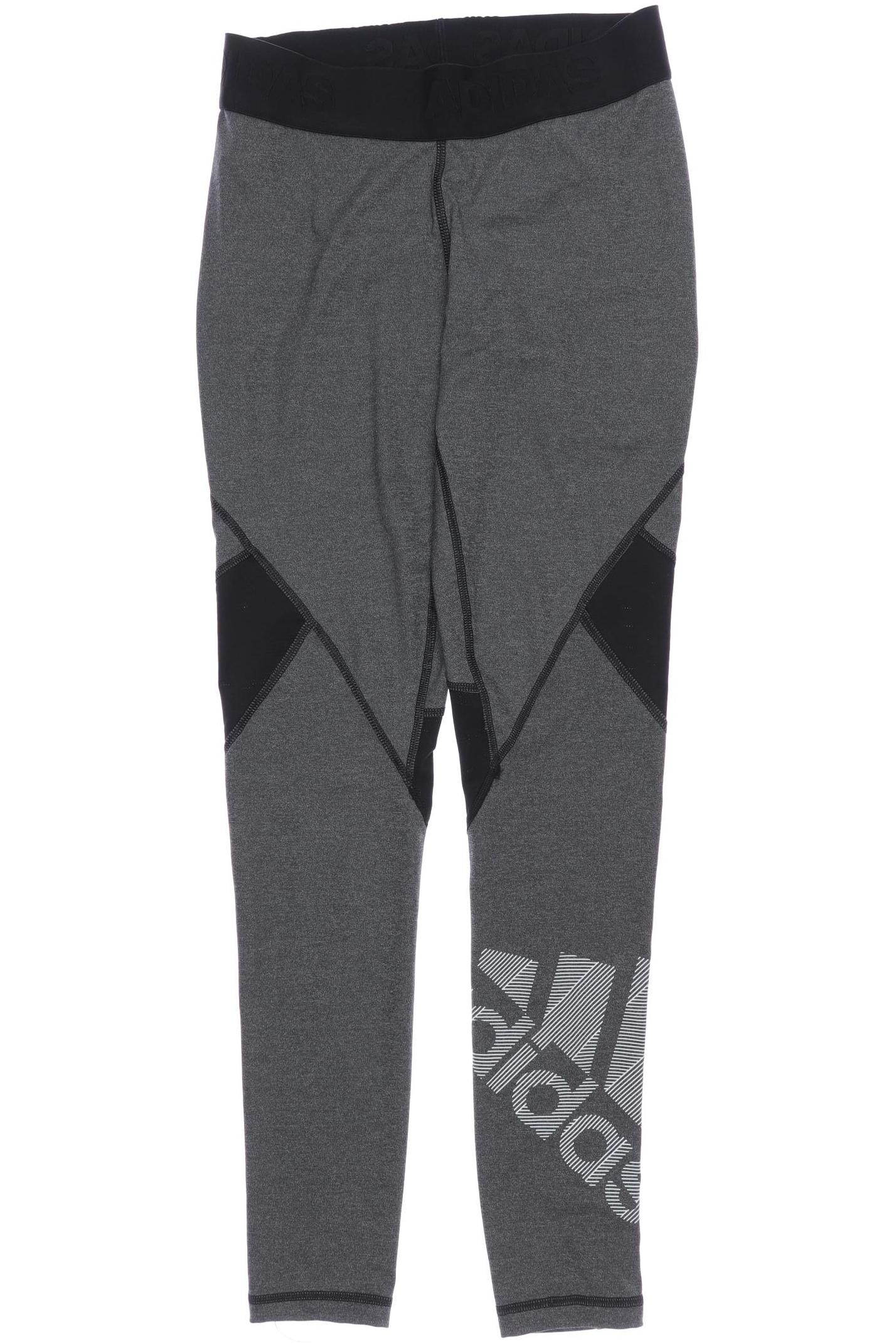 

adidas Damen Stoffhose, grau, Gr. 0
