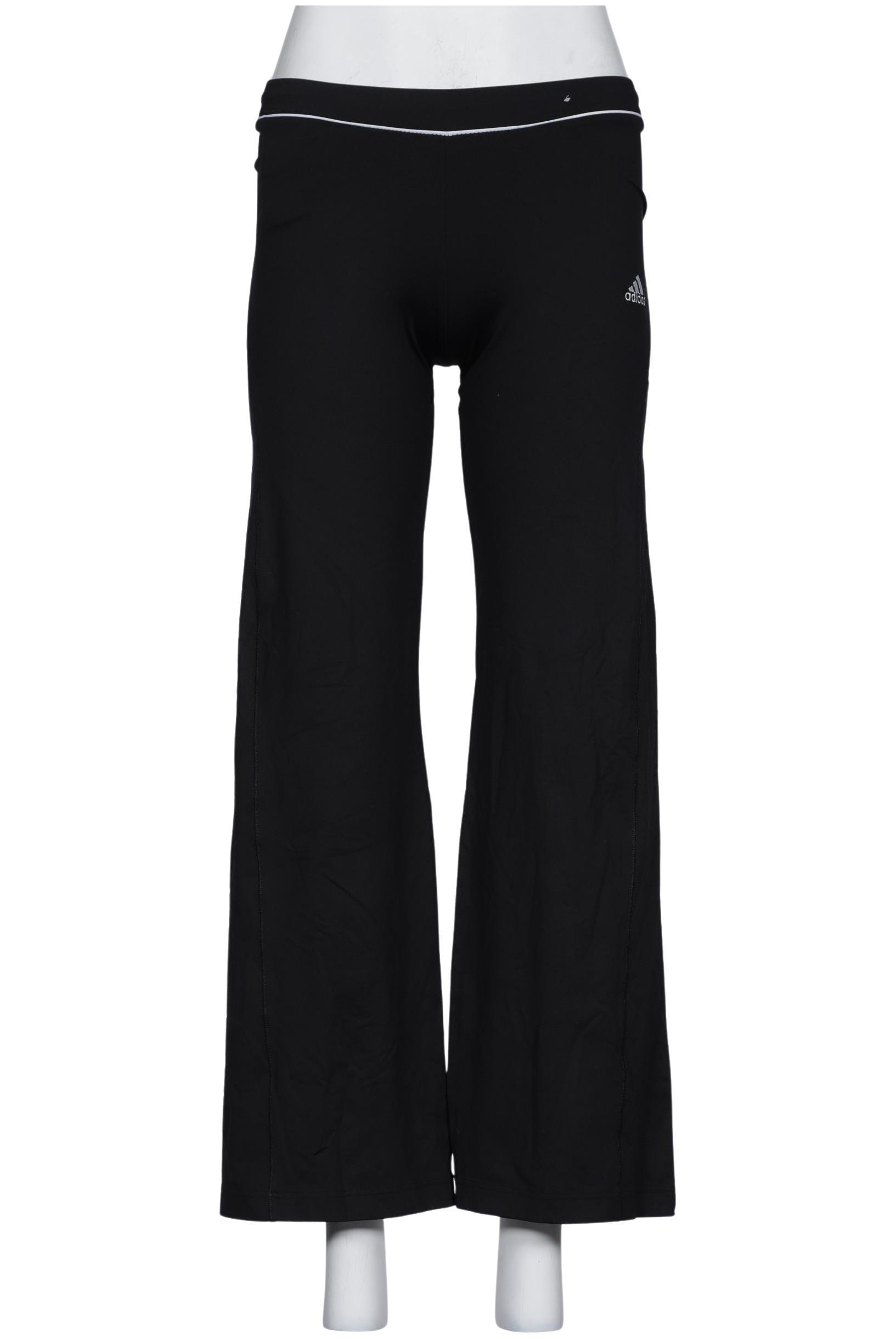 

adidas Damen Stoffhose, schwarz, Gr. 40