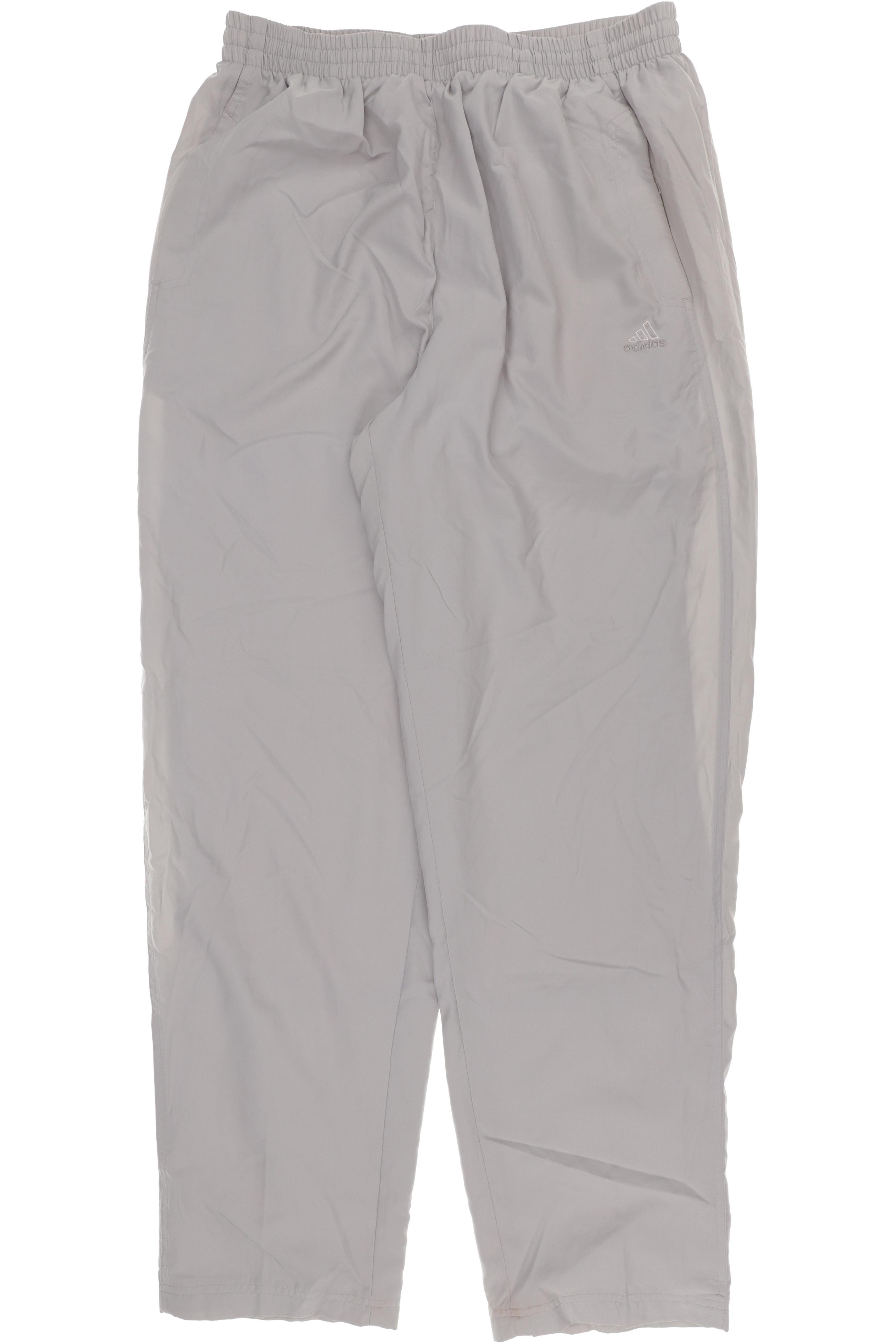 

adidas Damen Stoffhose, grau, Gr. 42