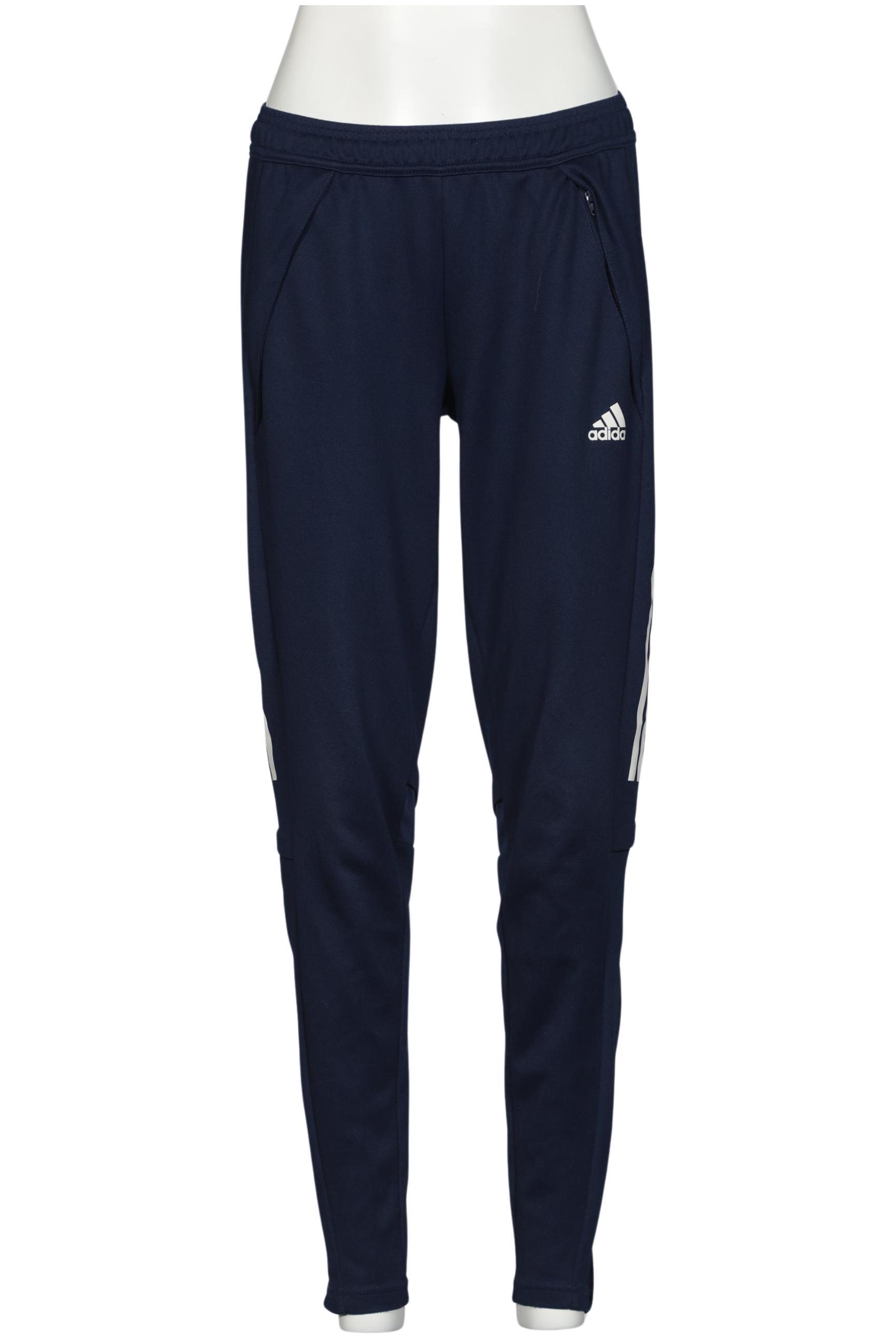 

adidas Damen Stoffhose, marineblau, Gr. 0